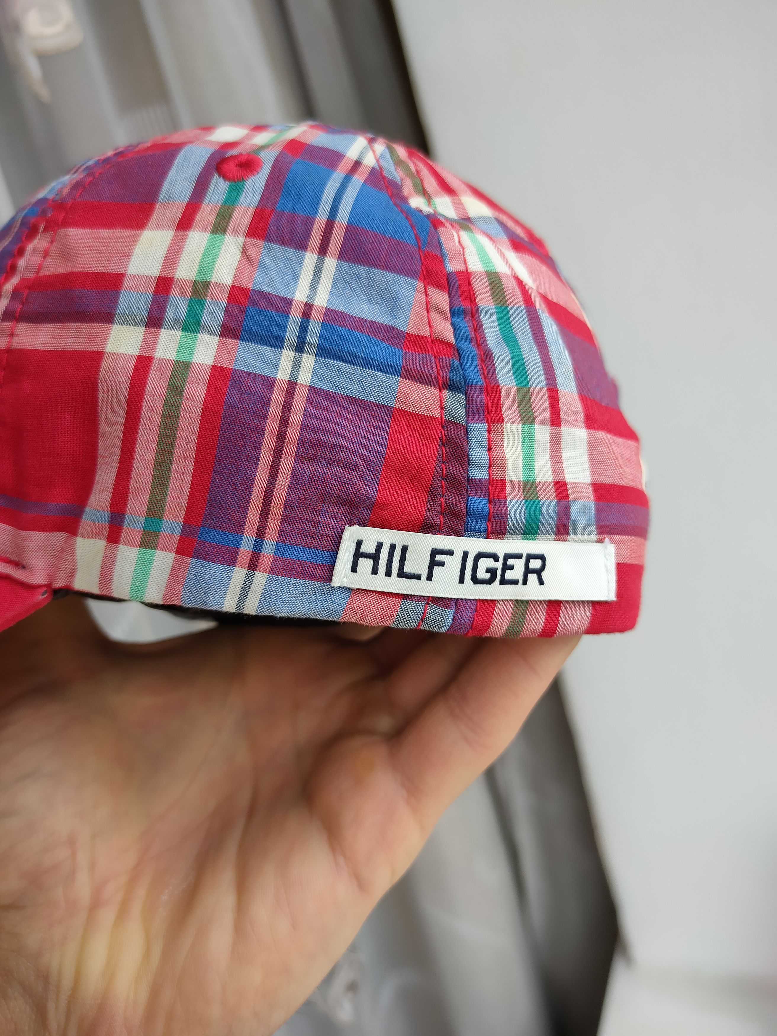 Tommy Hilfiger Tommy Hilfiger Checered Cap Unisex Tommy Hilfiger Cap Size ONE SIZE - 3 Thumbnail