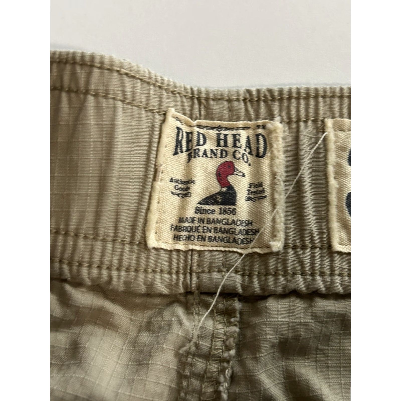 Vintage RedHead Cargo Shorts Mens 3XL XXXL Beige Ripstop Size US 39 - 4 Thumbnail