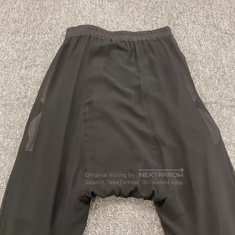Rick Owens Rick Owens Mainline thin silk trousers Size US 36 / EU 52 - 4 Thumbnail