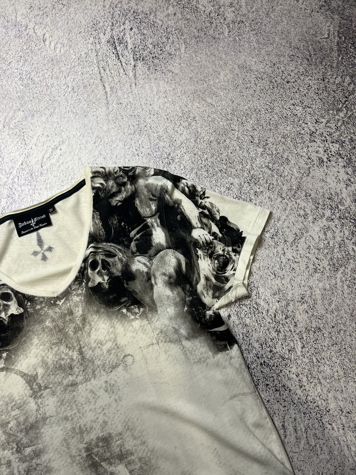 Vintage Vintage Judas Sinned Affliction Style Skeletons Streetwear Size US M / EU 48-50 / 2 - 7 Thumbnail