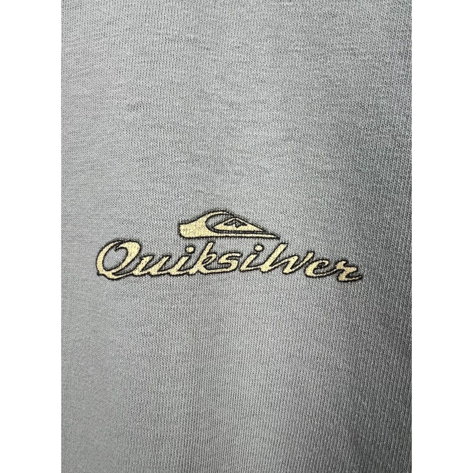 Quiksilver Vtg 90s QUIKSILVER T-Shirt Big Logo Single Stitch Made in USA Surf Skate L Shirt Mens XS? Size US L / EU 52-54 / 3 - 6 Thumbnail