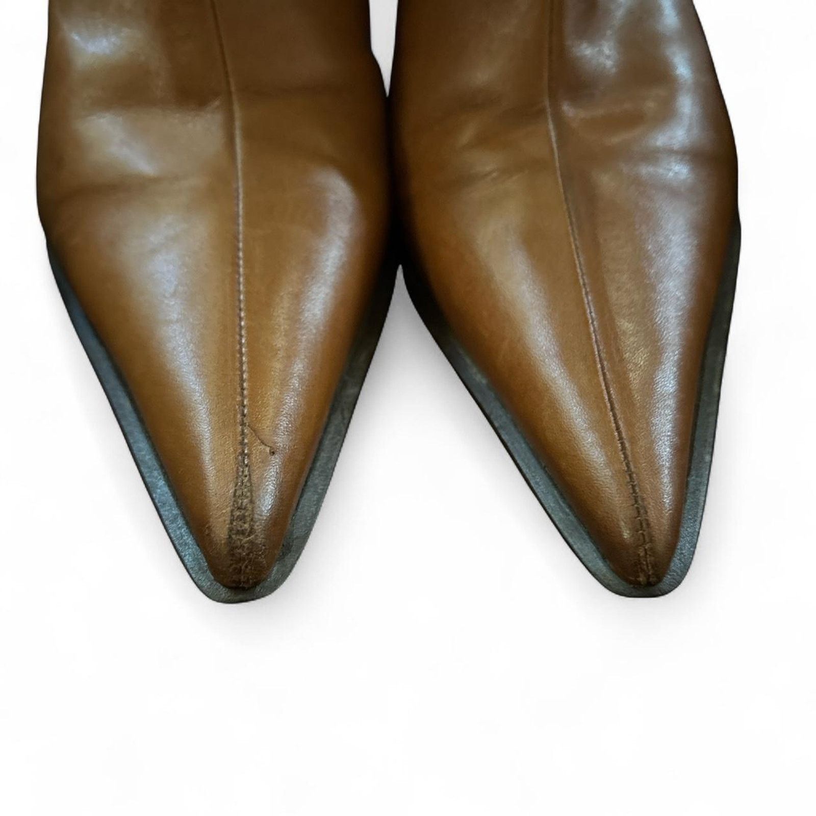 Guess Vintage Guess by Marciano Leather Pointed Toe Boots 5.5 Y2K Size US 5.5 / IT 35.5 - 4 Thumbnail
