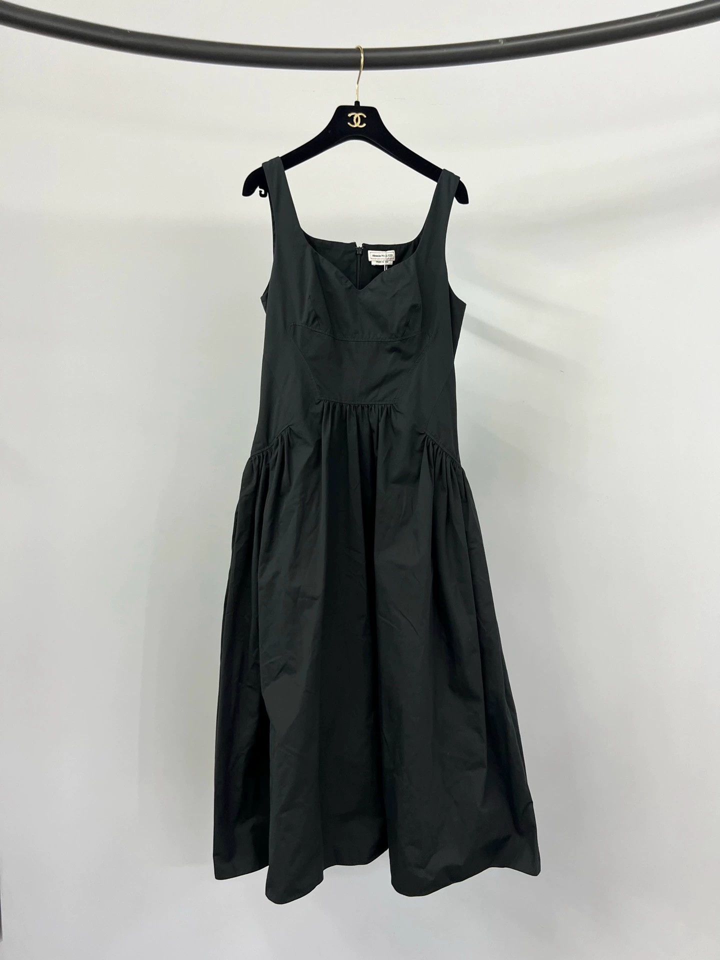 Alexander McQueen Alexander McQUEEN Black Long Dress - dmc Size US M / EU 48-50 / 2 - 1 Thumbnail