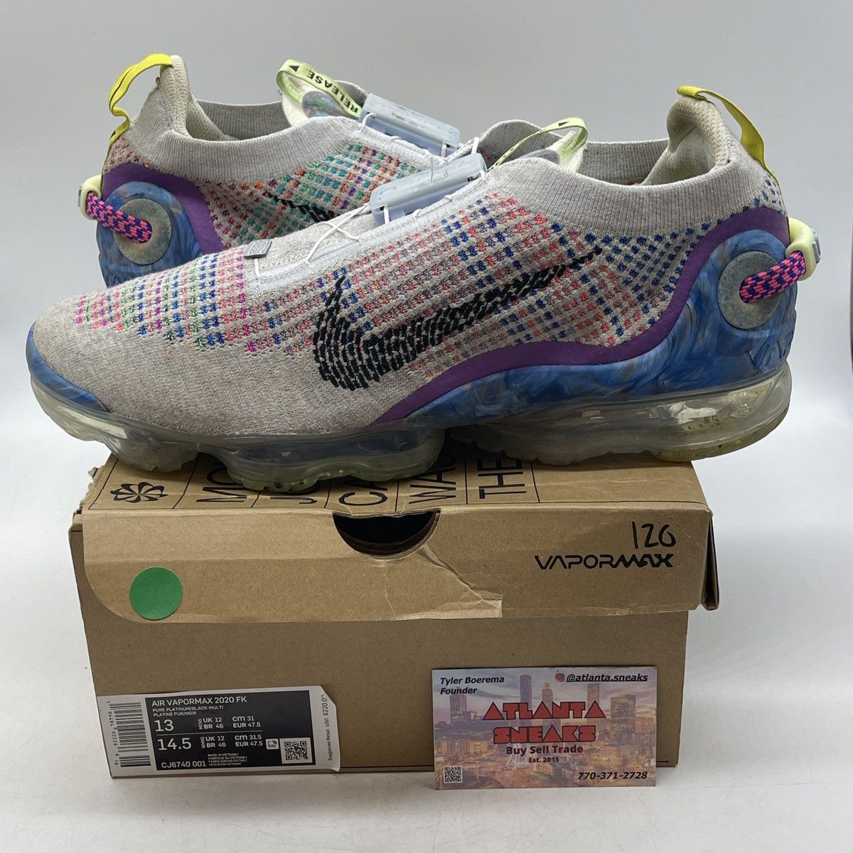 Nike Air vapormax 2020 multi color Size US 13 / EU 46 - 1 Thumbnail
