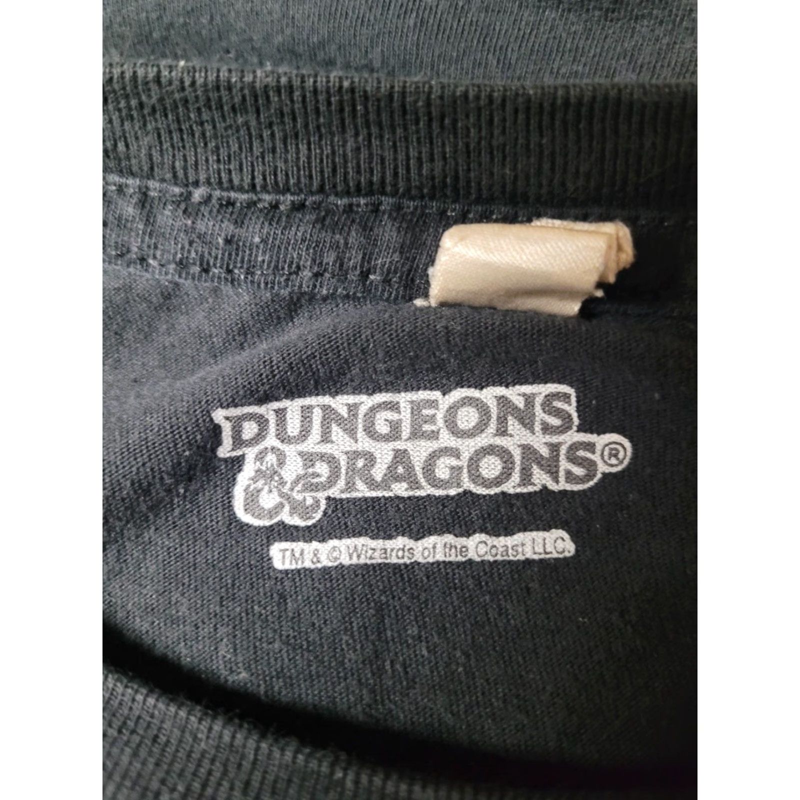 Vintage Dungeons & Dragons Cleric Divine Magic T-Shirt XL Black Cotton Graphic Tee Men Short Sleeve Crew Neck VINTAGE Size US XL / EU 56 / 4 - 3 Thumbnail