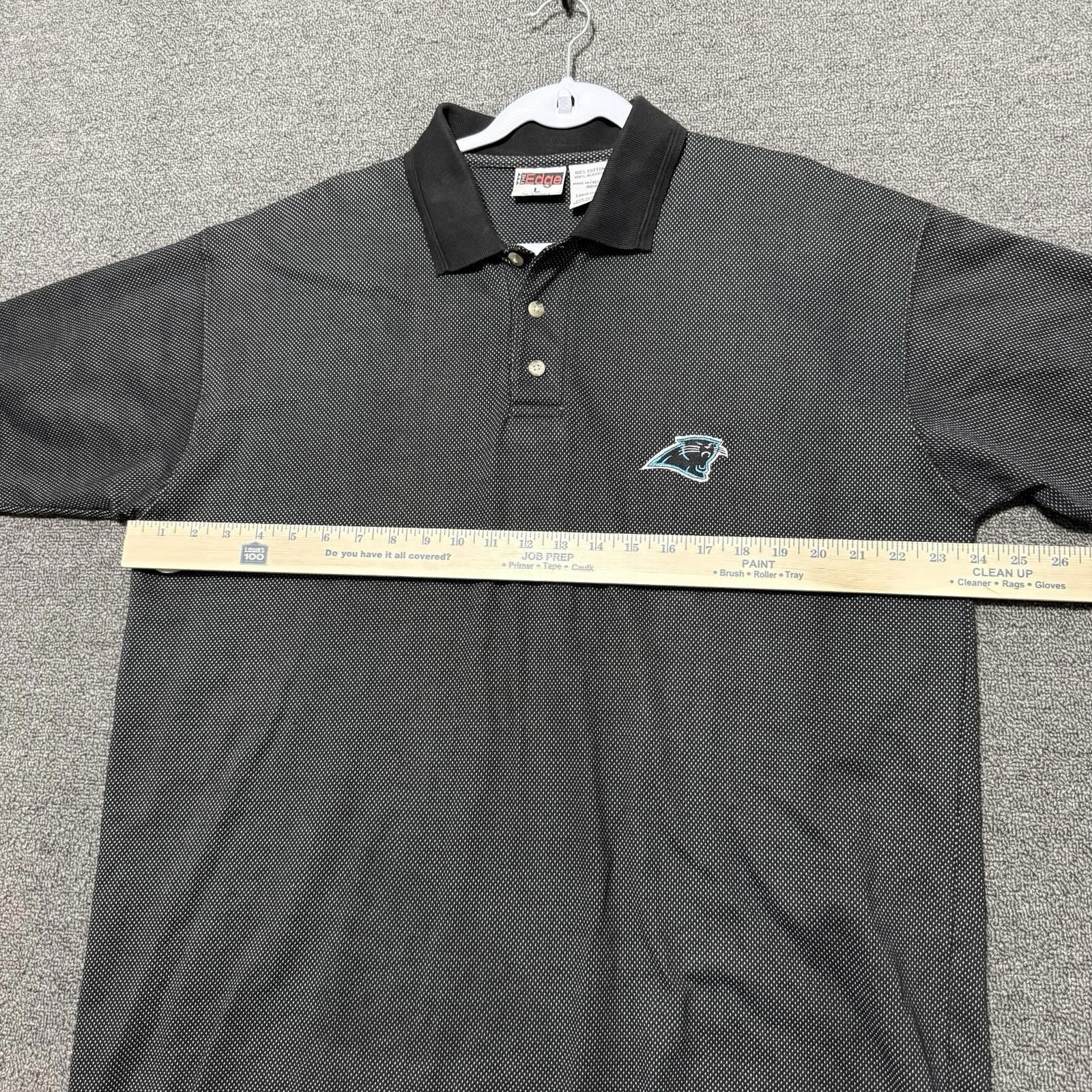 Other VTG The Edge NFL Carolina Panthers Polo Golf Shirt Men Large Size ONE SIZE - 6 Thumbnail