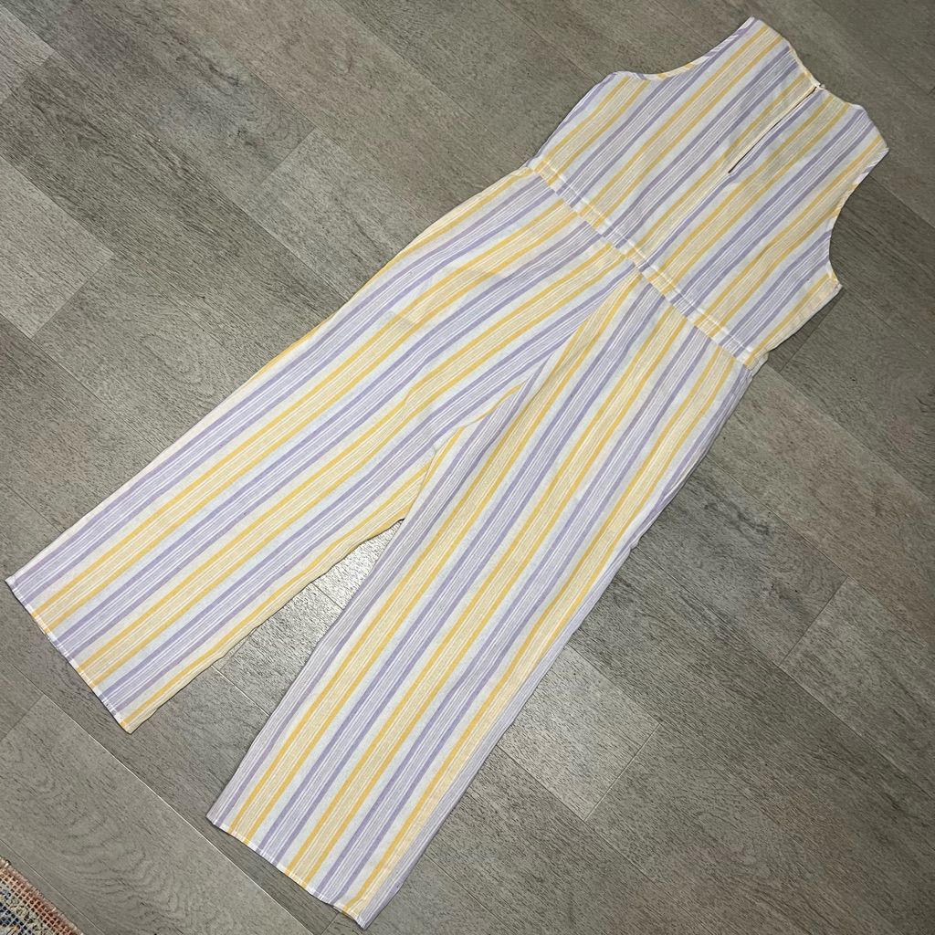 Drew House DREW x Anthropologie, Cole Jumpsuit Striped Sleeveless Wide Size 26" / US 2 / IT 38 - 15 Thumbnail