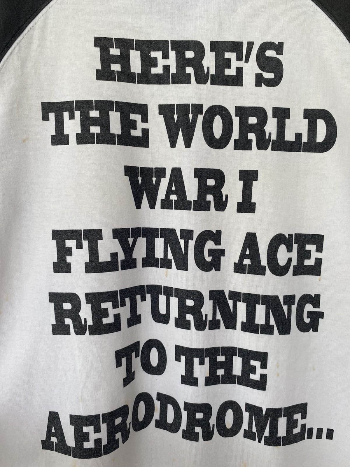 Vintage Vintage 90s Peanuts Flying Ace Tees Size US M / EU 48-50 / 2 - 4 Thumbnail
