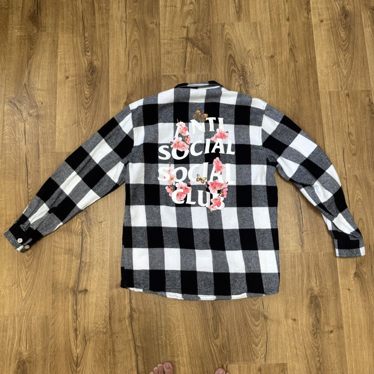 Anti Social Social Club ASSC SS19 KKOCH FLOWER WHITE FLANNEL Size US M / EU 48-50 / 2 - 1 Thumbnail