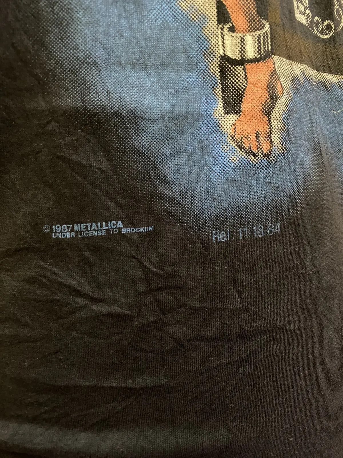 Vintage 💥FINAL DROP💥VINTAGE METALLICA Size US L / EU 52-54 / 3 - 5 Thumbnail