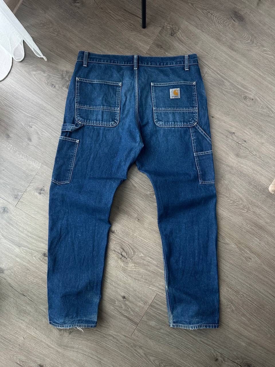 Carhartt Vintage Carhartt Denim Double Knee Work Pants Size US 36 / EU 52 - 1 Thumbnail
