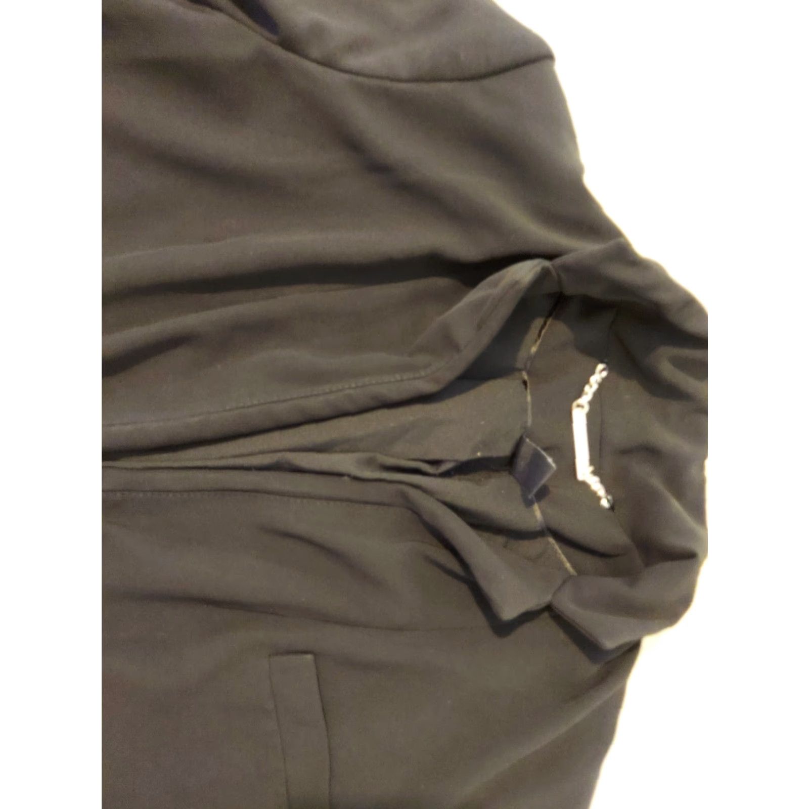White House Black Market Womens White House Black Market Jacket 12 Black Cardigan Size XL / US 12-14 / IT 48-50 - 2 Thumbnail