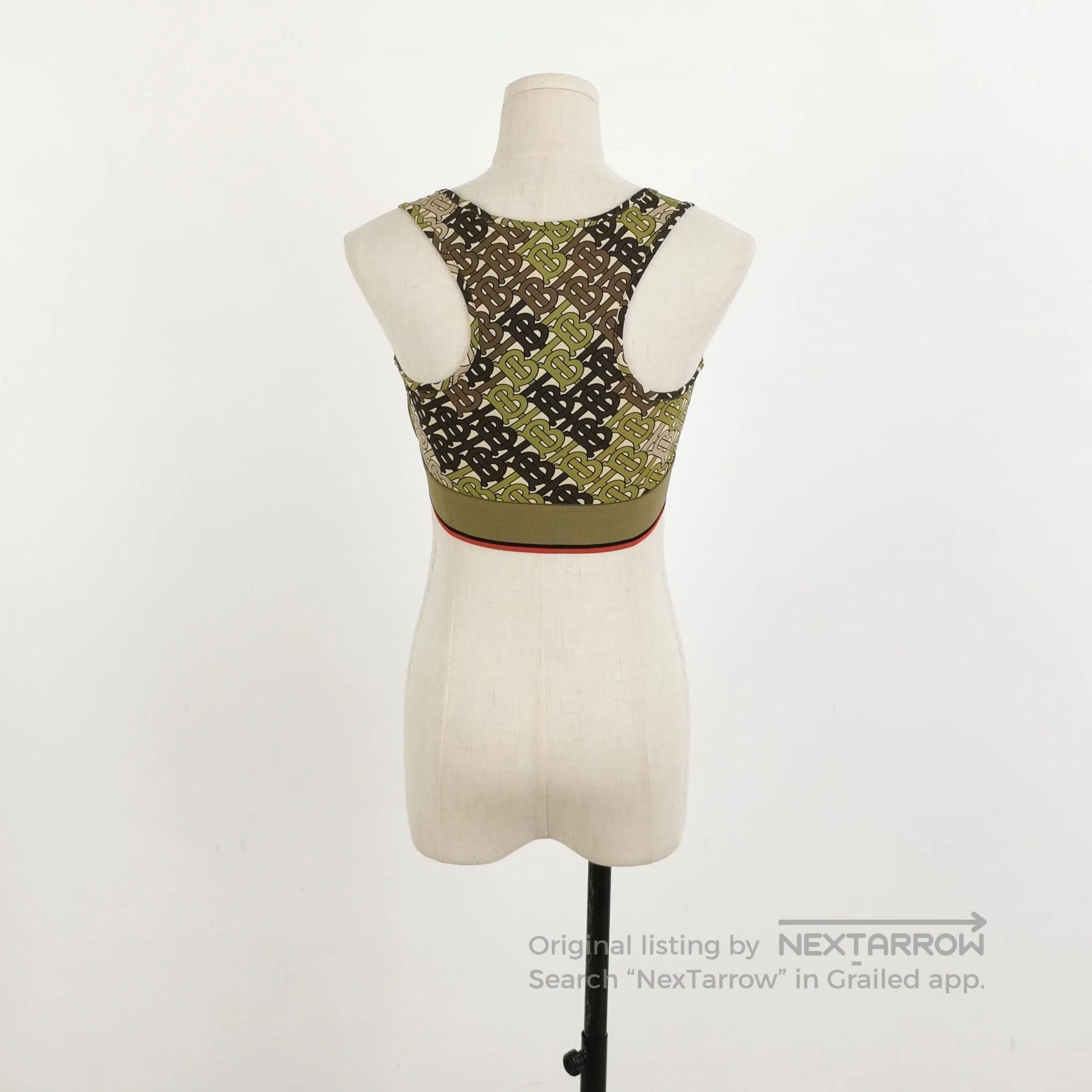 Burberry Burberry Color Block TB Logo Crop Top . Size US XXS / EU 40 - 3 Thumbnail