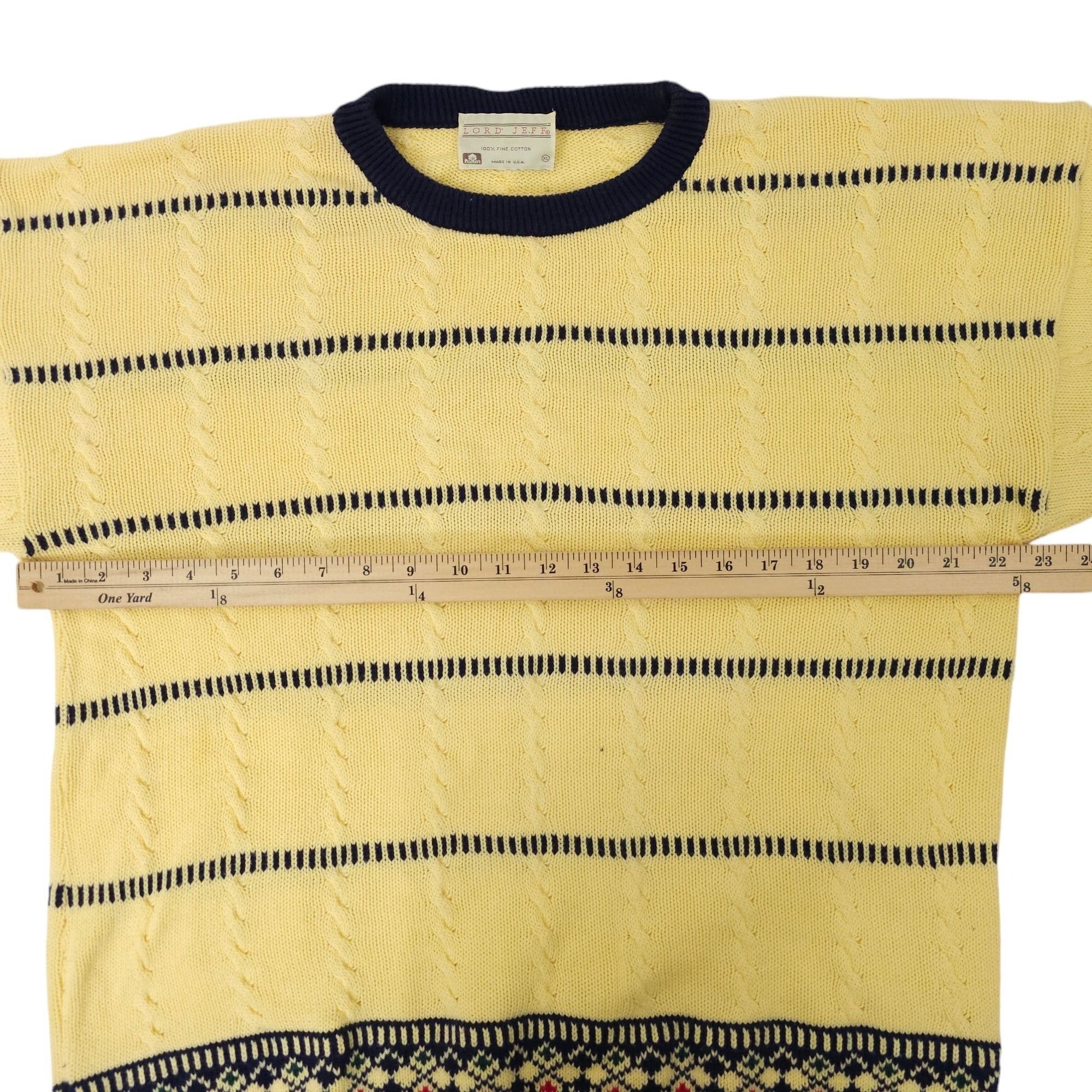 Other Lord Jeff Pullover Sweater Mens XL Grandpa Vintage 90s Crew Size US XL / EU 56 / 4 - 3 Thumbnail