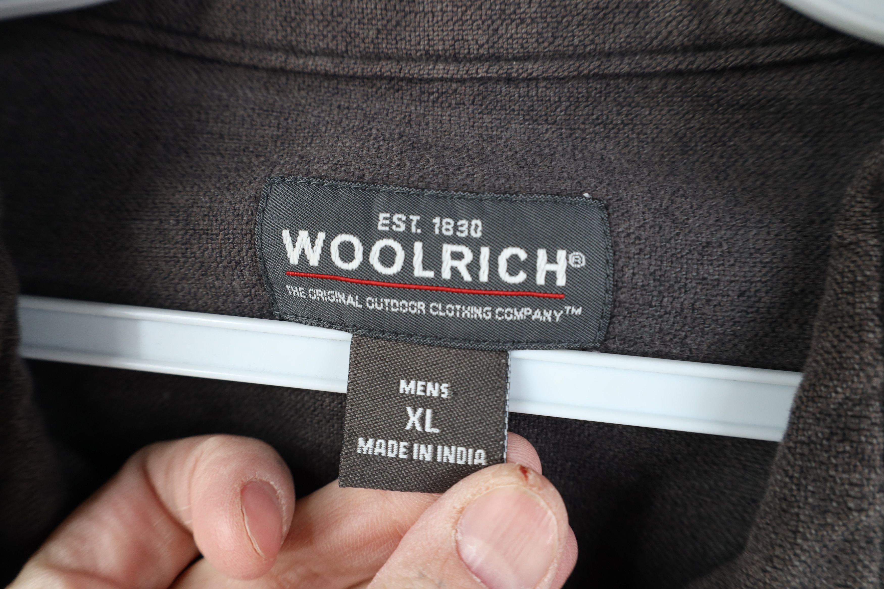 Woolrich Woolen Mills Vintage Woolrich Chamois Cloth Button Shirt Gray Cotton Size US XL / EU 56 / 4 - 9 Thumbnail