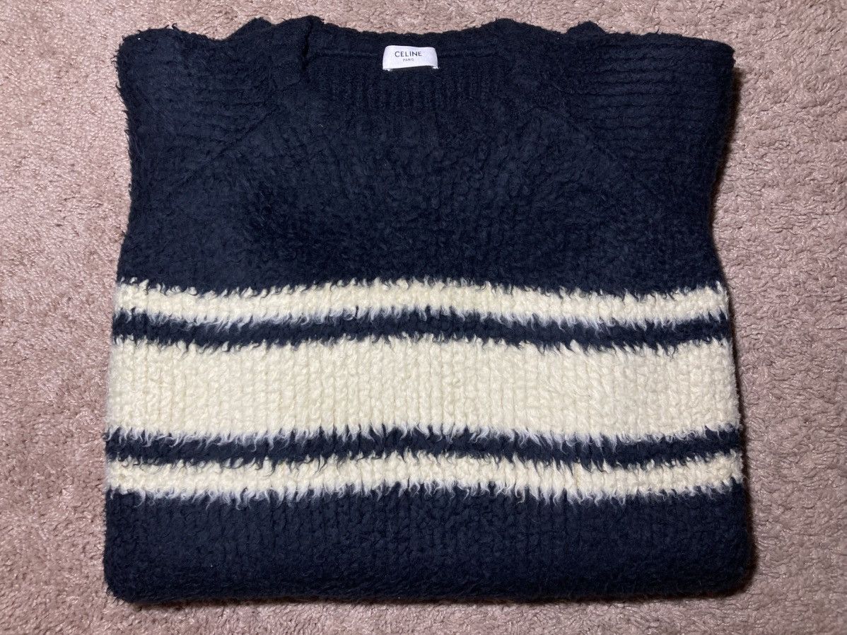 Celine AW21 Celine Striped Oversized Boxy Sweater 2021 Teen Knight Size US M / EU 48-50 / 2 - 1 Thumbnail