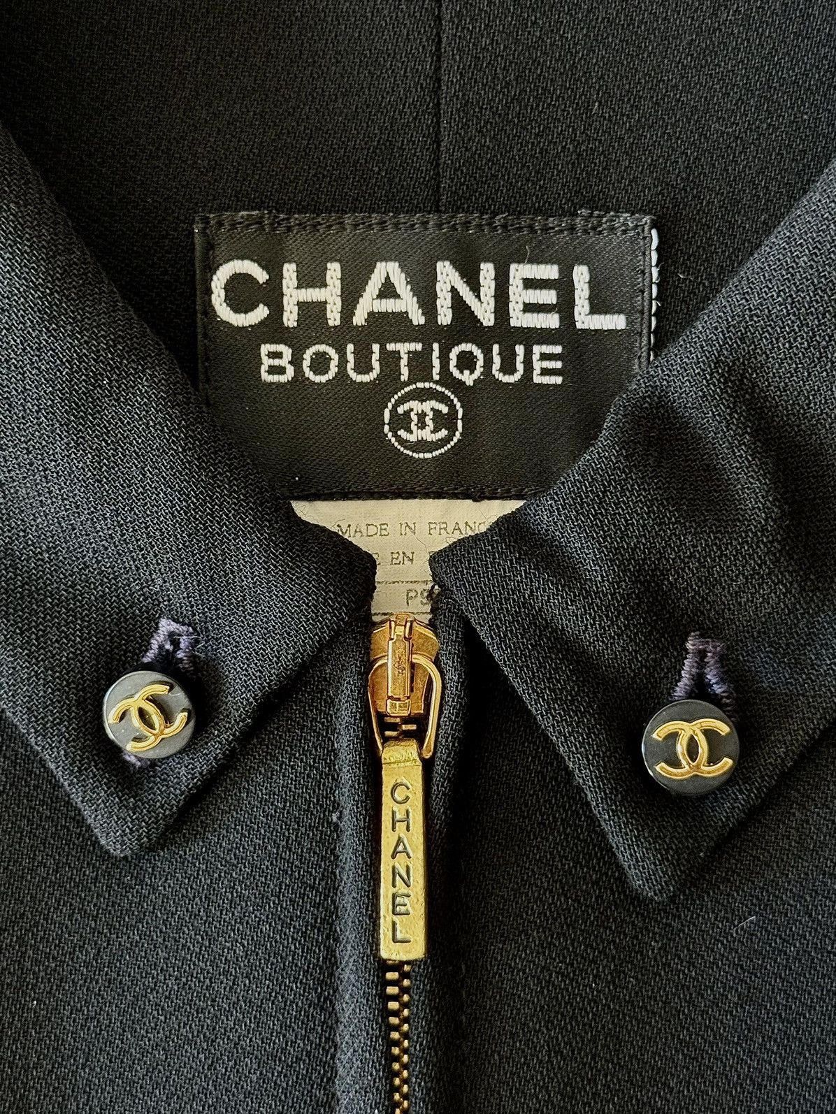 Chanel Chanel - Karl Lagerfeld - SS1995 - Sleeveless ZipFront Dress Size XXS / US 00 / IT 34 - 7 Thumbnail