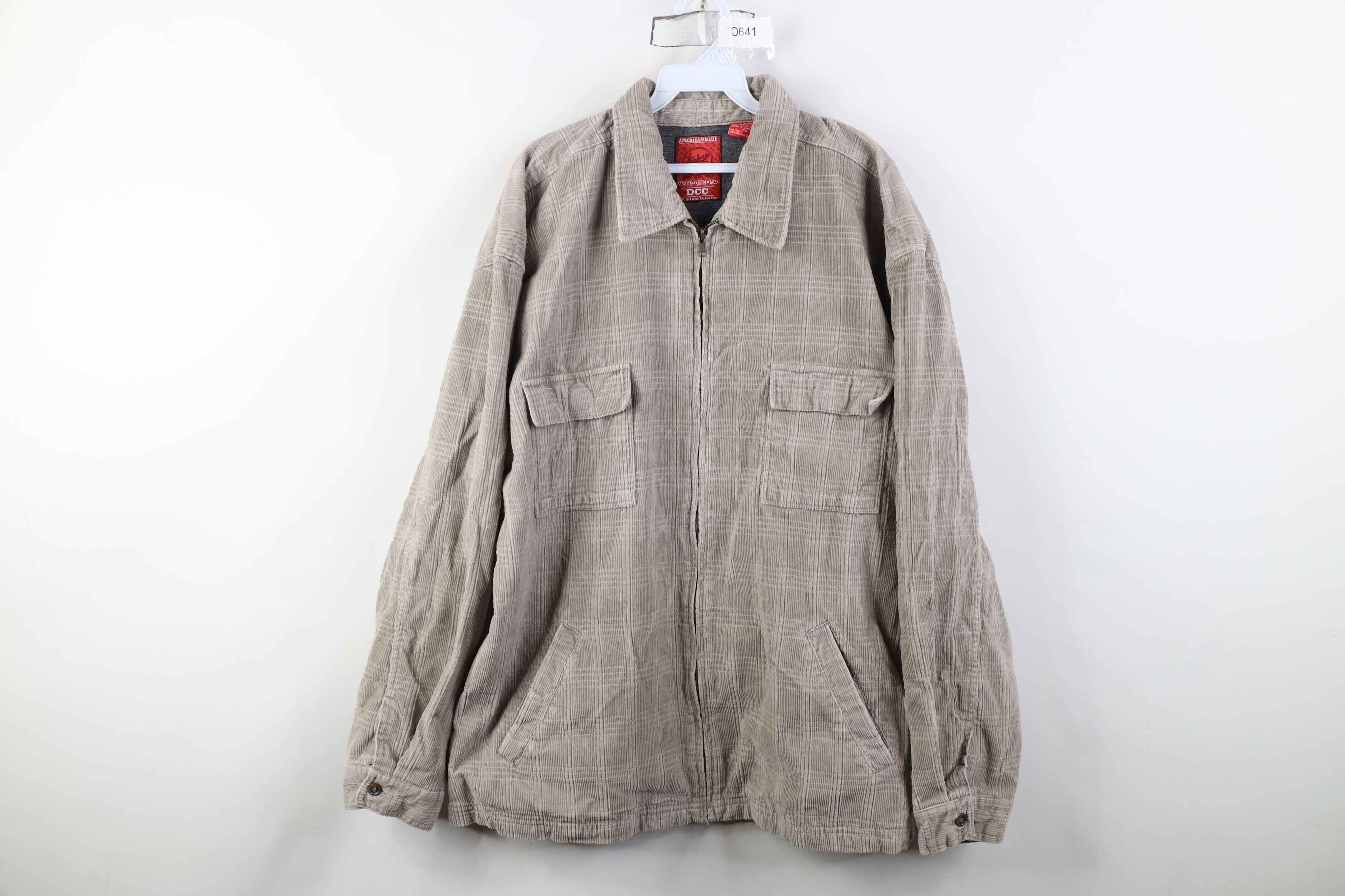 Vintage Vintage 90s Streetwear Full Zip Shirt Jacket Jac Shirt Size US XXL / EU 58 / 5 - 1 Thumbnail
