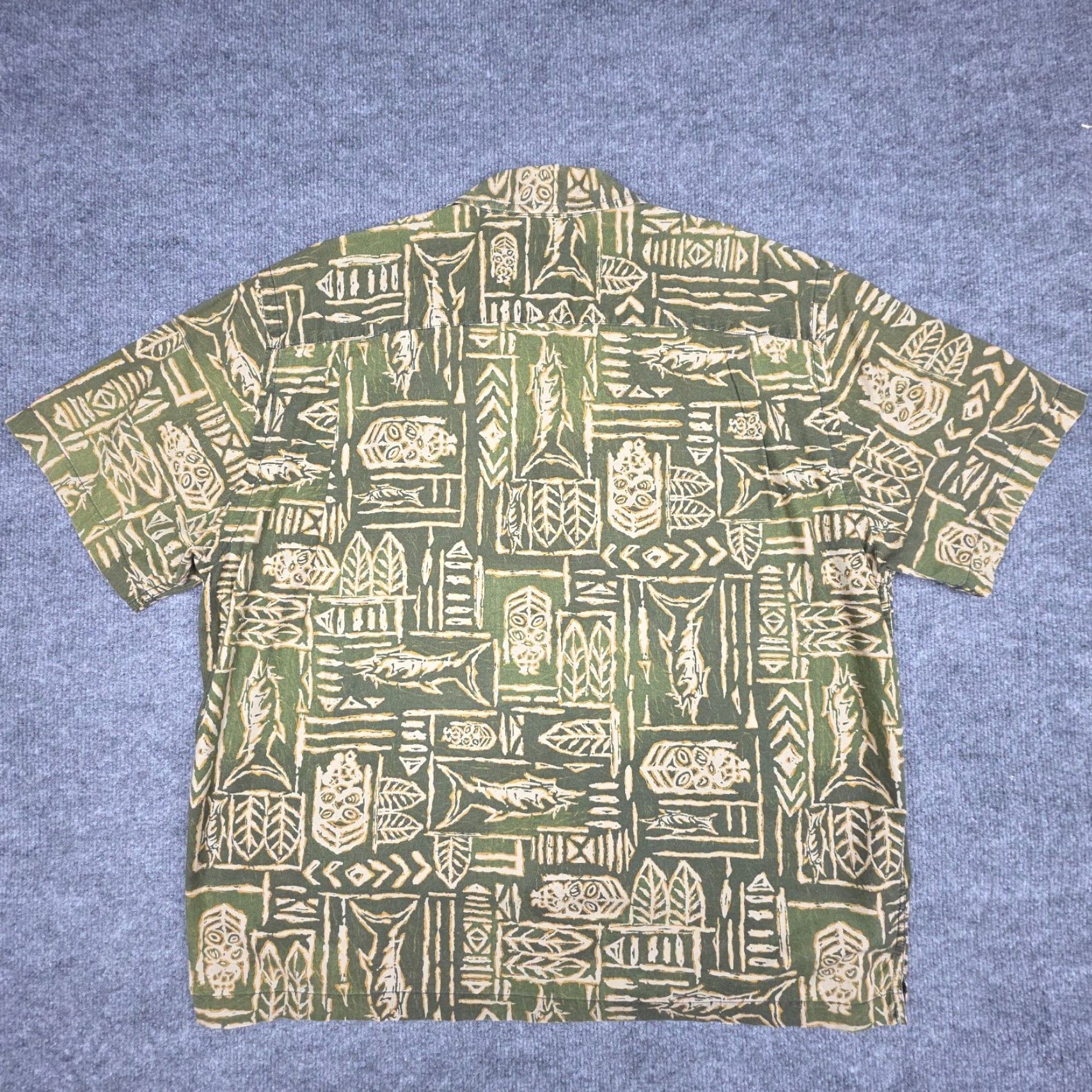 Abercrombie & Fitch VINTAGE Abercrombie Fitch Shirt Mens Larg Floral Hawaiian Short Sleeve Button Up Size US L / EU 52-54 / 3 - 3 Thumbnail
