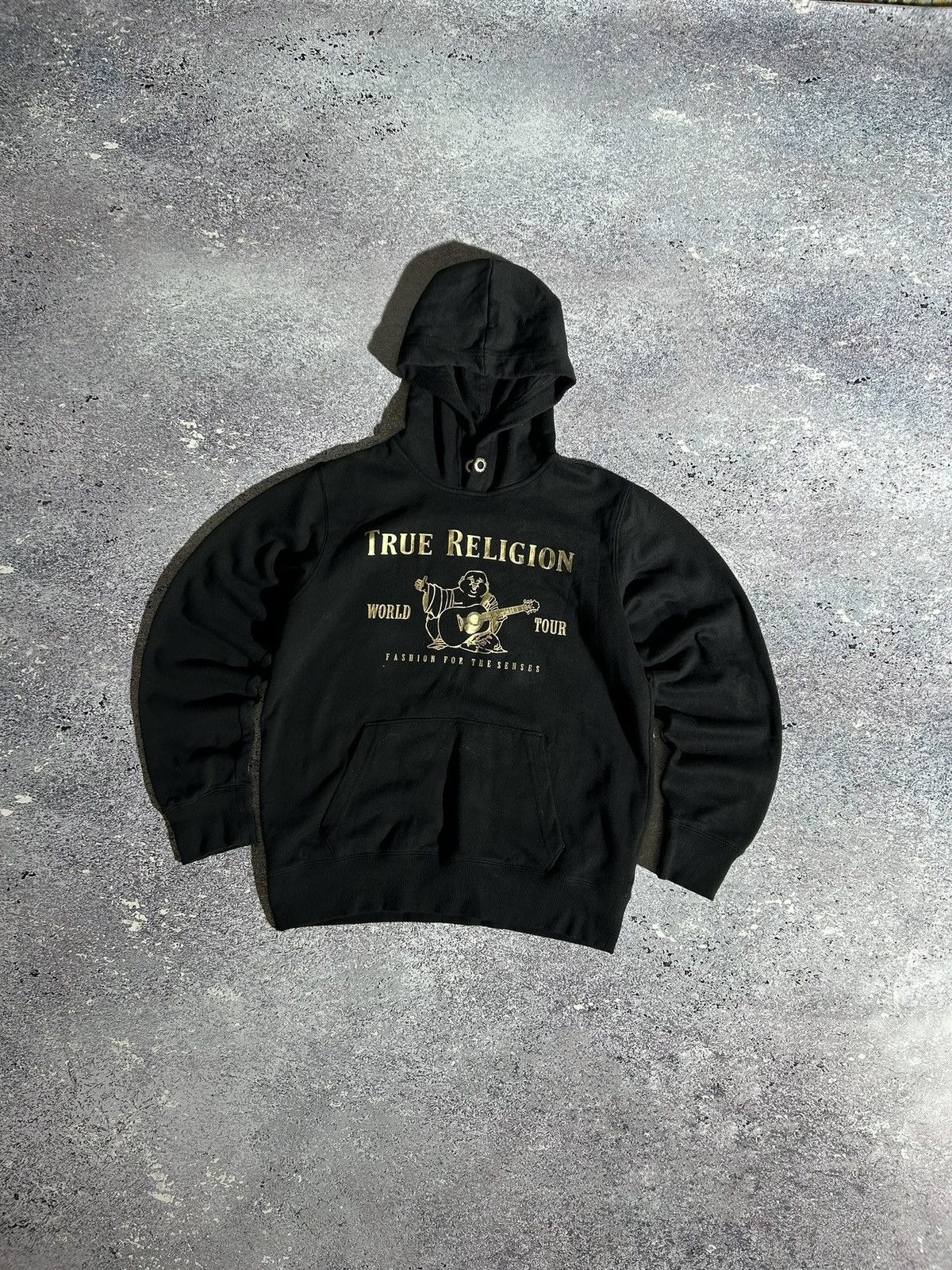 True Religion True Religion Hoodie Buddha Big Logo Y2K Chief Keef Rap