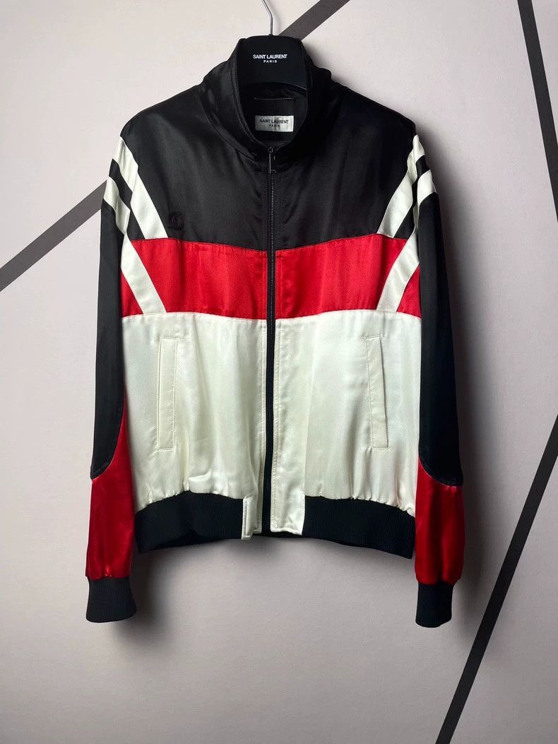 Saint Laurent Paris Saint Laurent Paris Color blocked velvet jacket-2506 Size US M / EU 48-50 / 2 - 1 Thumbnail