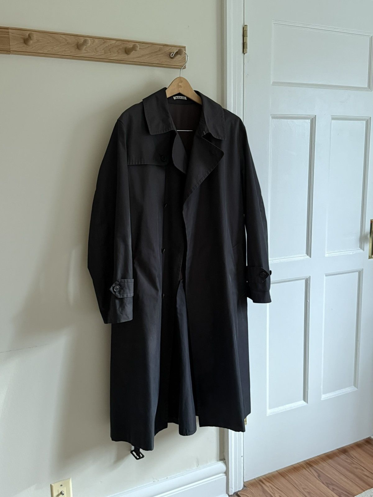 Auralee Double Face Check Zip Blouson | Grailed