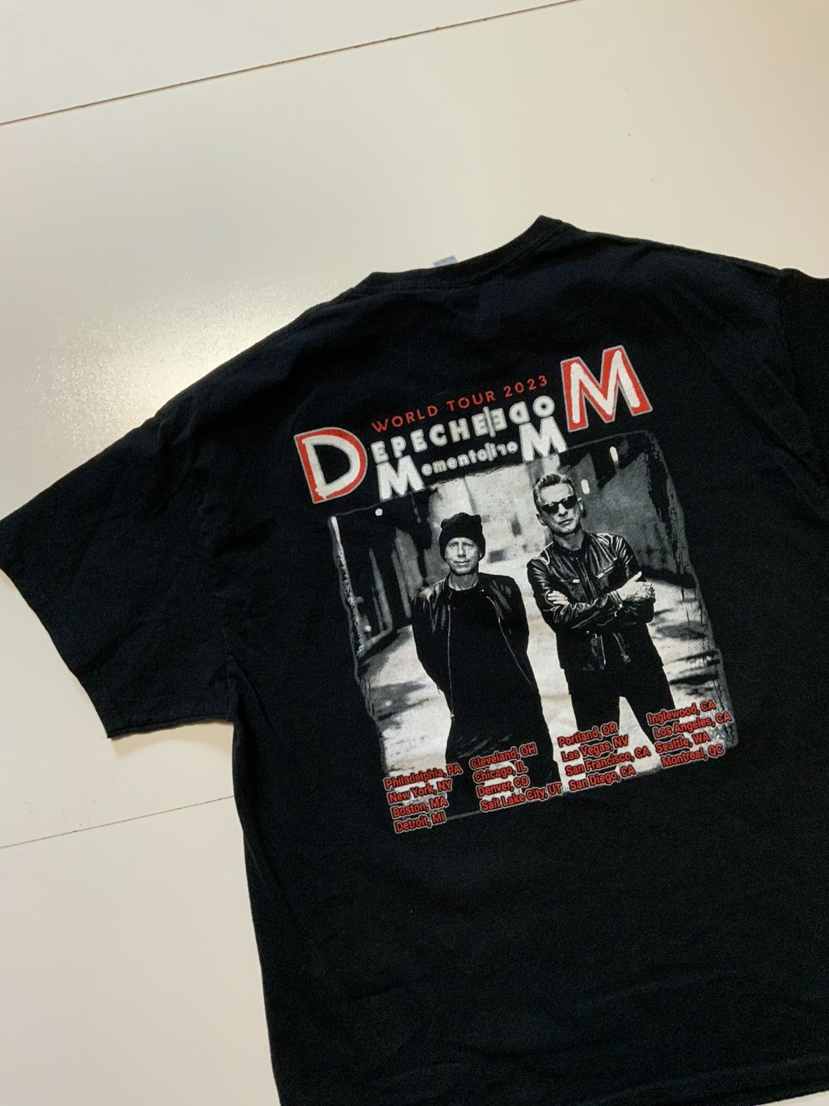 Band Tees Depeche Mode Memento Mori World Tour 2023 Rock Band T-Shirt Size US XL / EU 56 / 4 - 4 Thumbnail