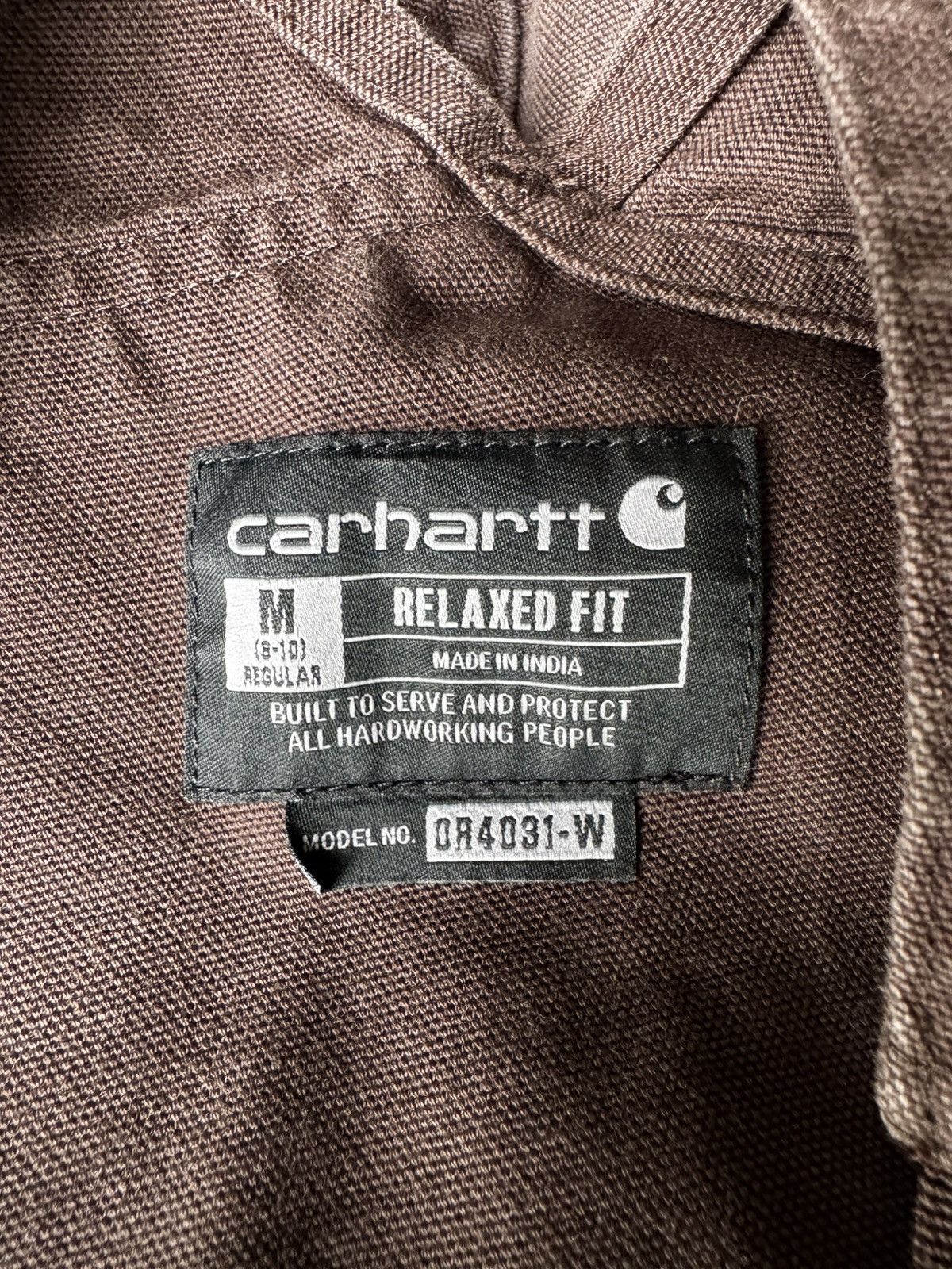 Carhartt CRAZY CARHARTT BRN INSULATED OVERALLS Size US 34 / EU 50 - 7 Thumbnail