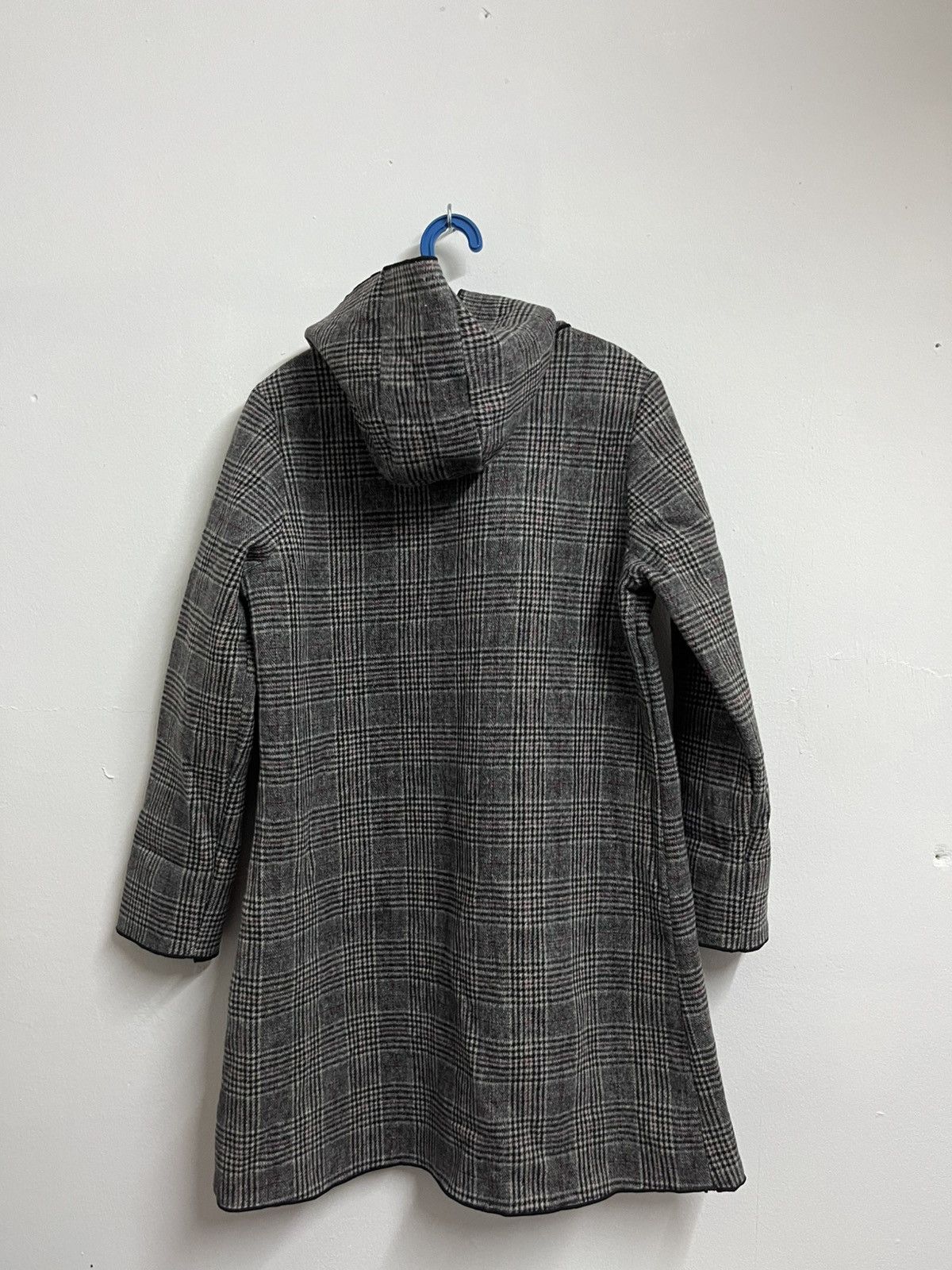 Vintage 💥Grey Plaid Faux Fur FALIDAL I6W9 LGB Style Heavy Jackets Size M / US 6-8 / IT 42-44 - 10 Thumbnail