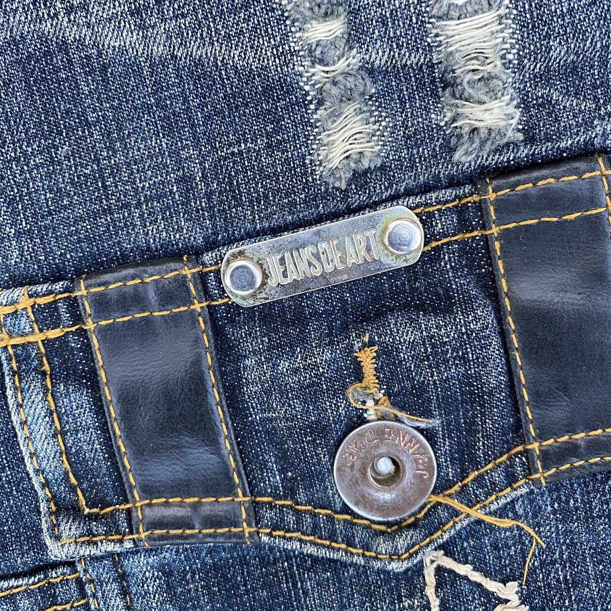 Japanese Brand × Vintage Flare Jeans De Art Distressed Multi Pocket TFOA HIROSHI Size US 34 / EU 50 - 17 Thumbnail