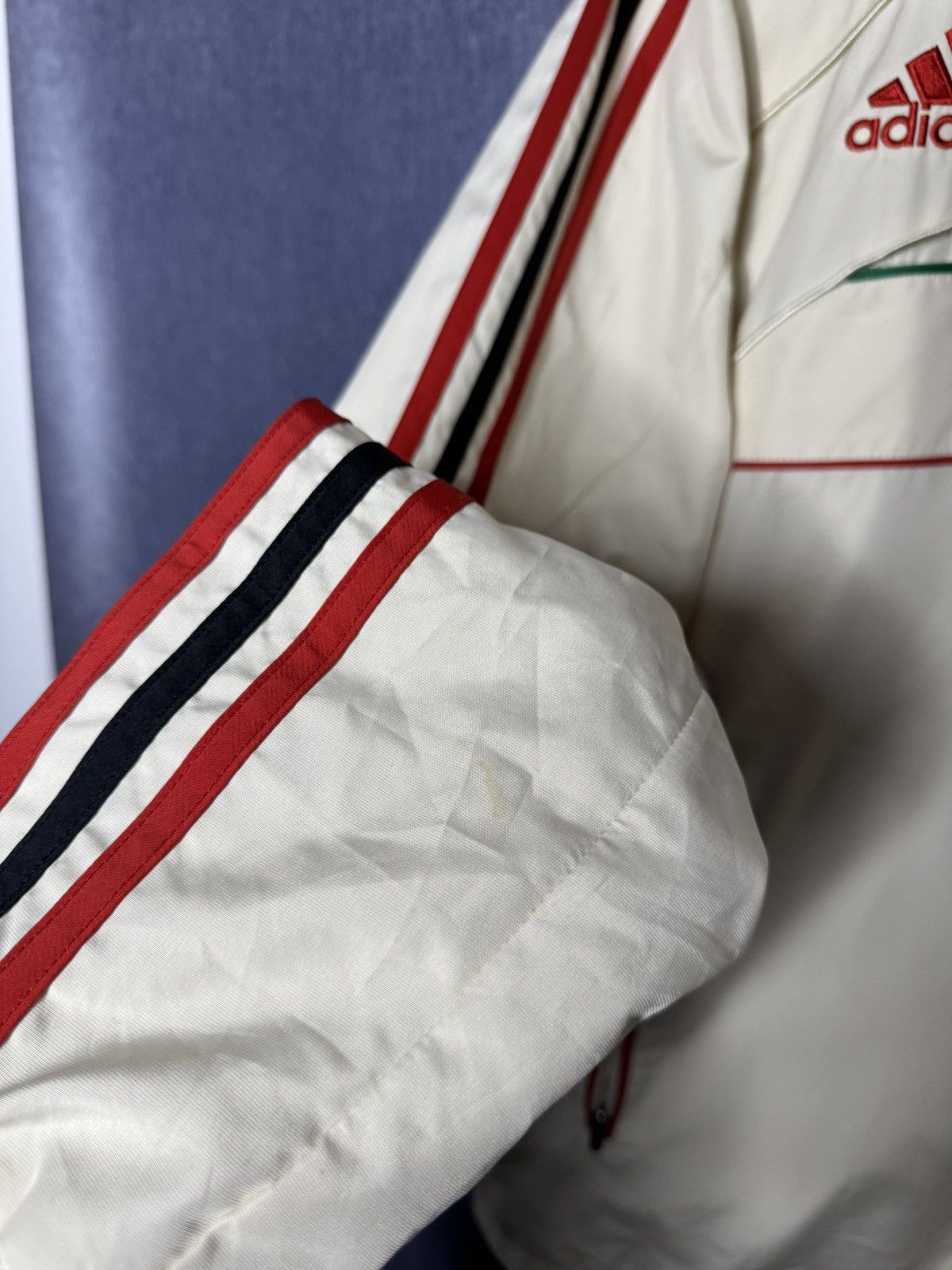 Adidas Vintage Adidas AC Milan Italy Football Jacket Soccer Track Size US M / EU 48-50 / 2 - 7 Thumbnail