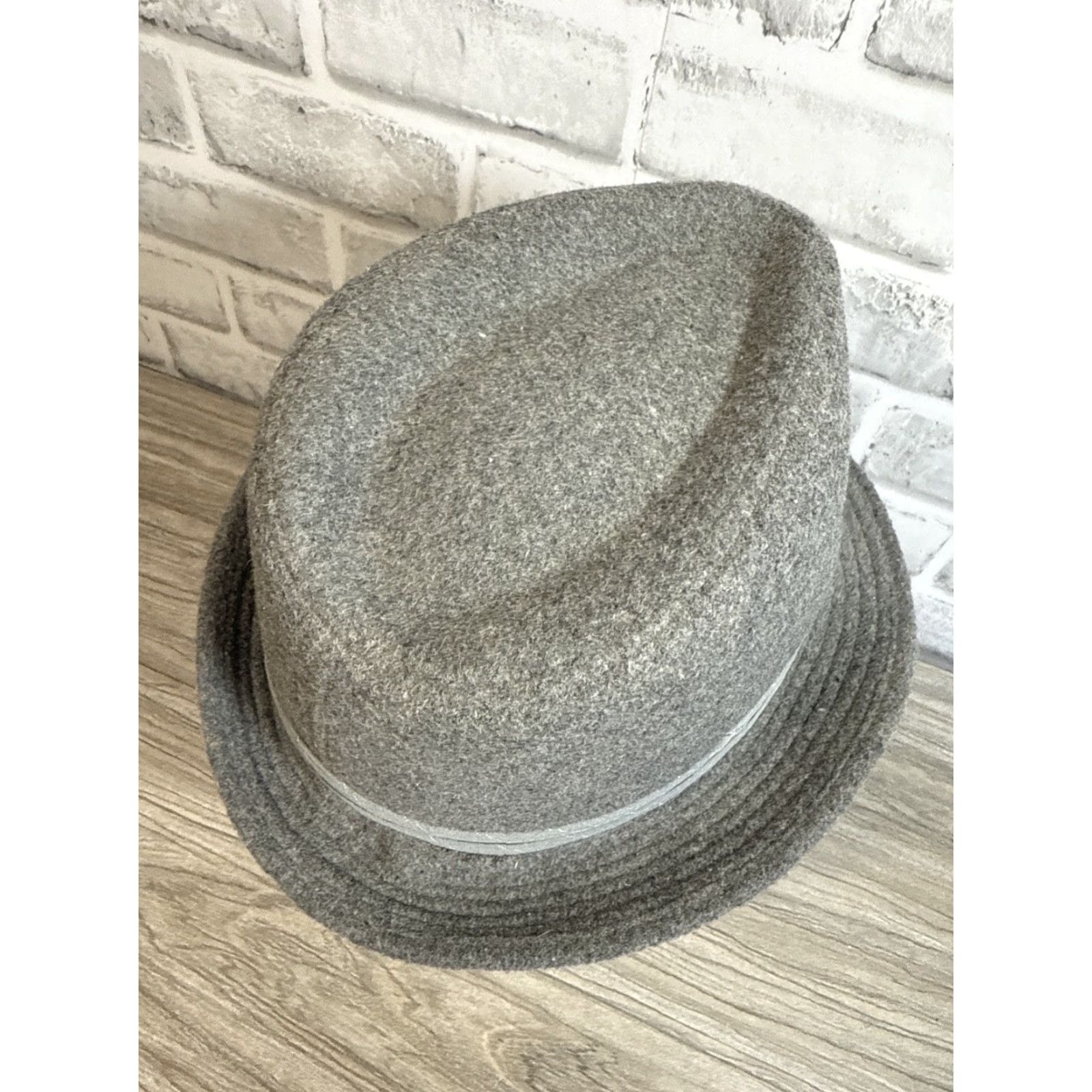 Disney DISNEY Fedora Gray Wool Blend Hat Adult S Men Men Disney Gray Fedora Style Wool Blend Hat S Adult Size ONE SIZE - 4 Thumbnail