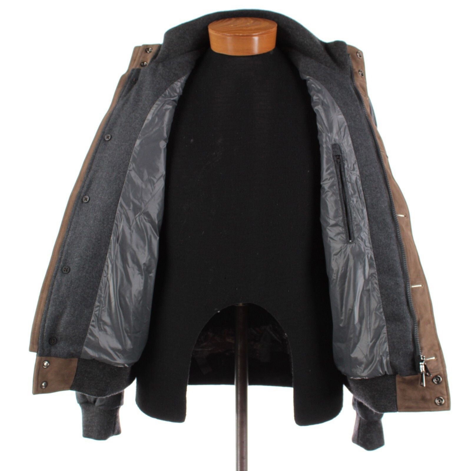 Zanella Zanella Jacket Size M US In Brown Wool & Suede Size US M / EU 48-50 / 2 - 7 Thumbnail