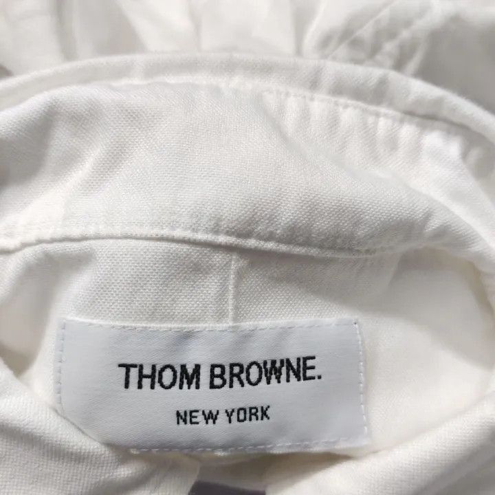 Thom Browne Thom Browne Classic Striped Long Sleeve Shirt -2507 Size US M / EU 48-50 / 2 - 1 Thumbnail