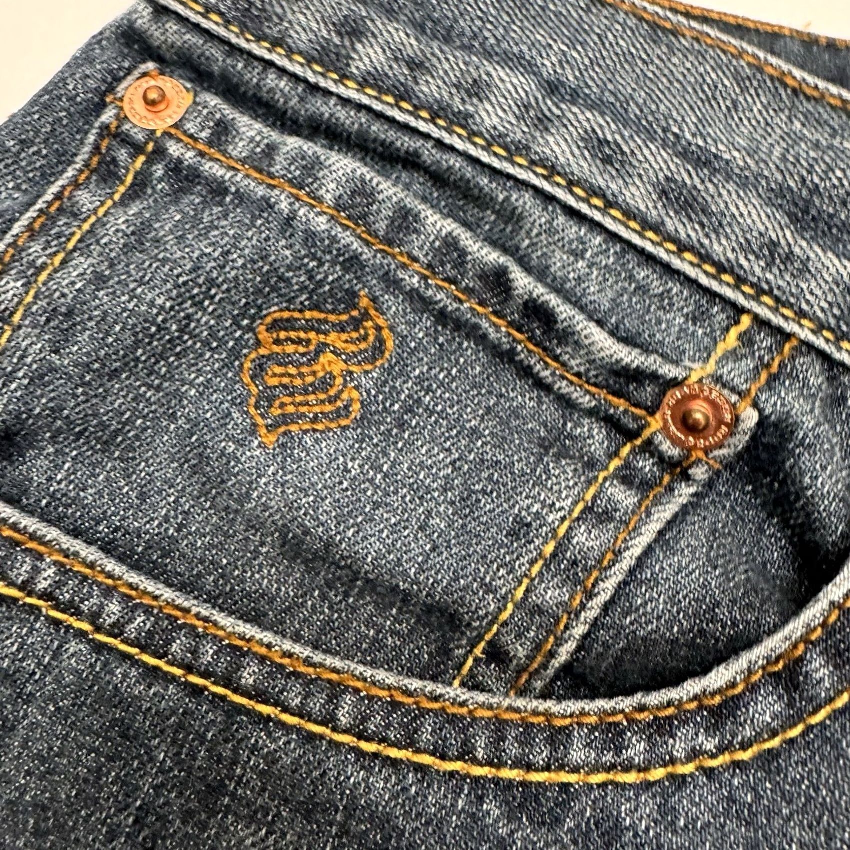 Rocawear Rocawear Y2K Baggy Denim Shorts 36 Mens 13" Inseam Wide Leg Blue Jeans Jorts 2000s Mens Denim Shorts Size US 36 / EU 52 - 4 Thumbnail