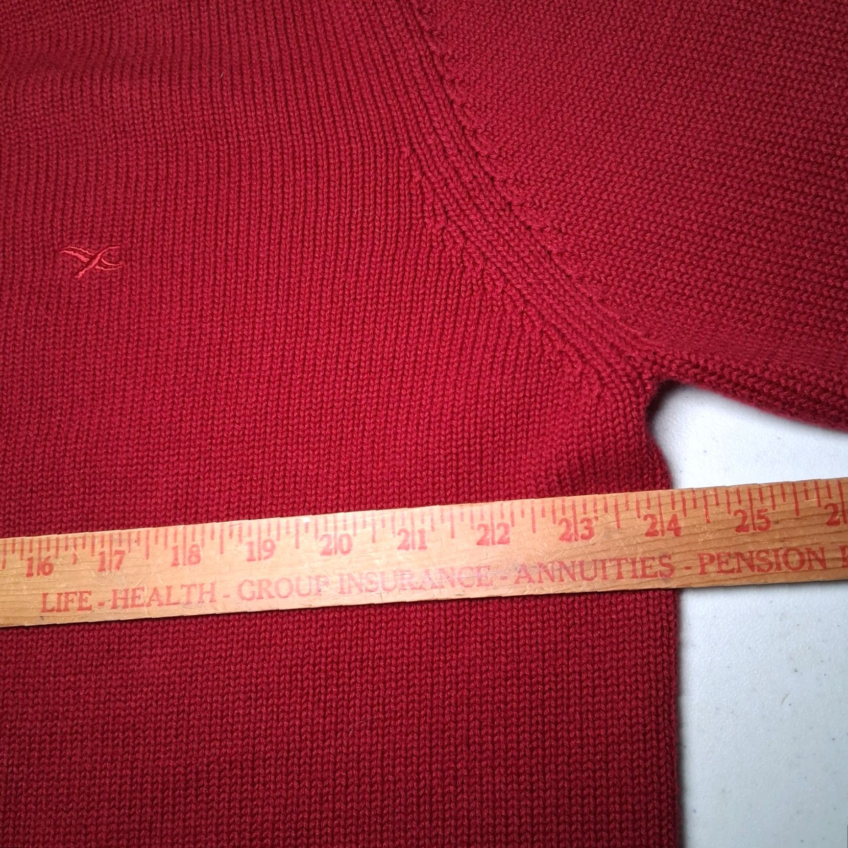 Eddie Bauer VINTAGE Eddie Bauer Sweater Men XXL V-Neck Red Knit Classic Preppy Cotton Pullover Long Sleeve Office Wear Business Casual/Mens Size US XXL / EU 58 / 5 - 5 Thumbnail