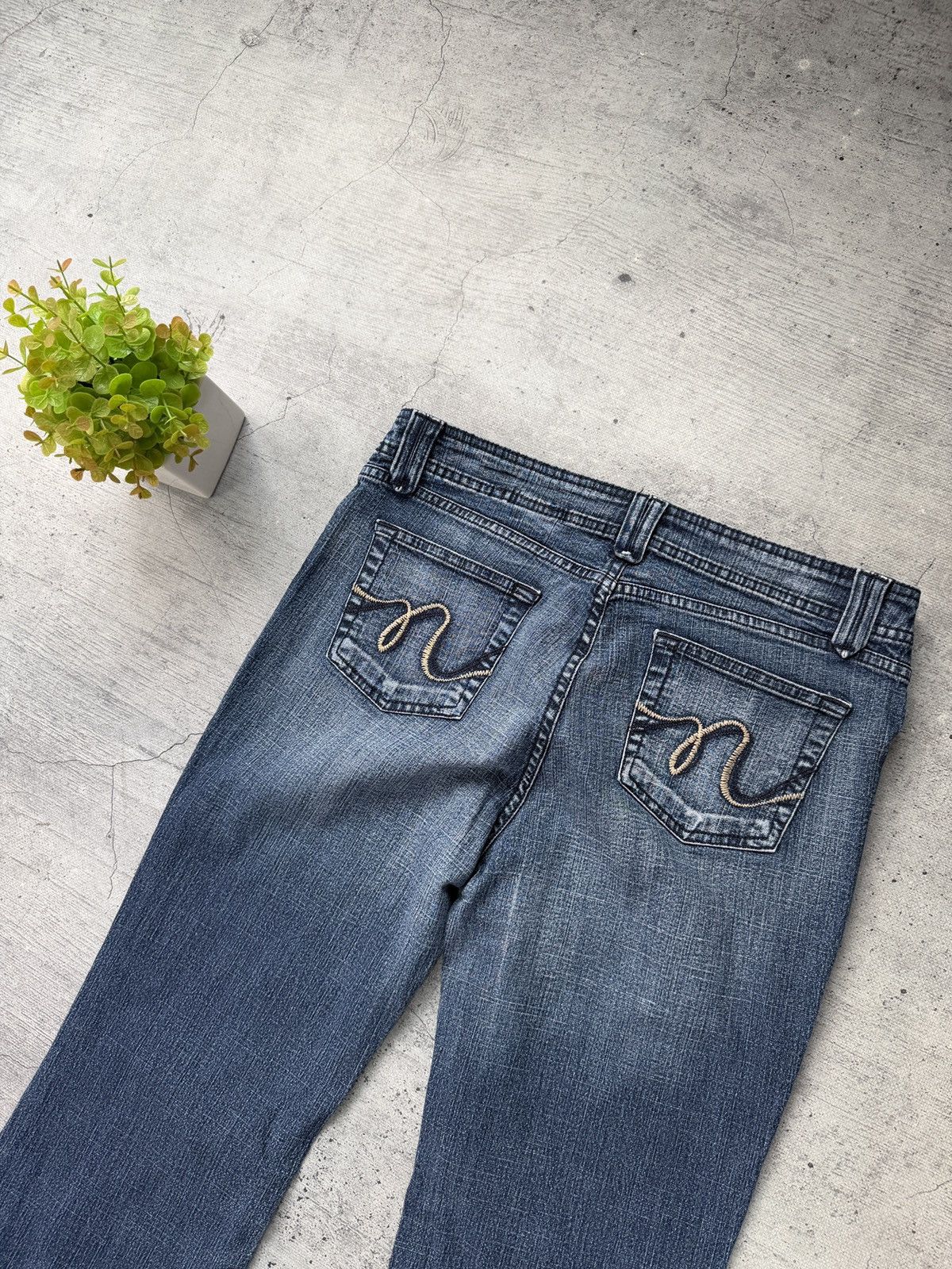 Vintage ARCHIVE Baggy Y2K Jeans / Underground Number Nine Style 90s Size US 32 / EU 48 - 3 Thumbnail