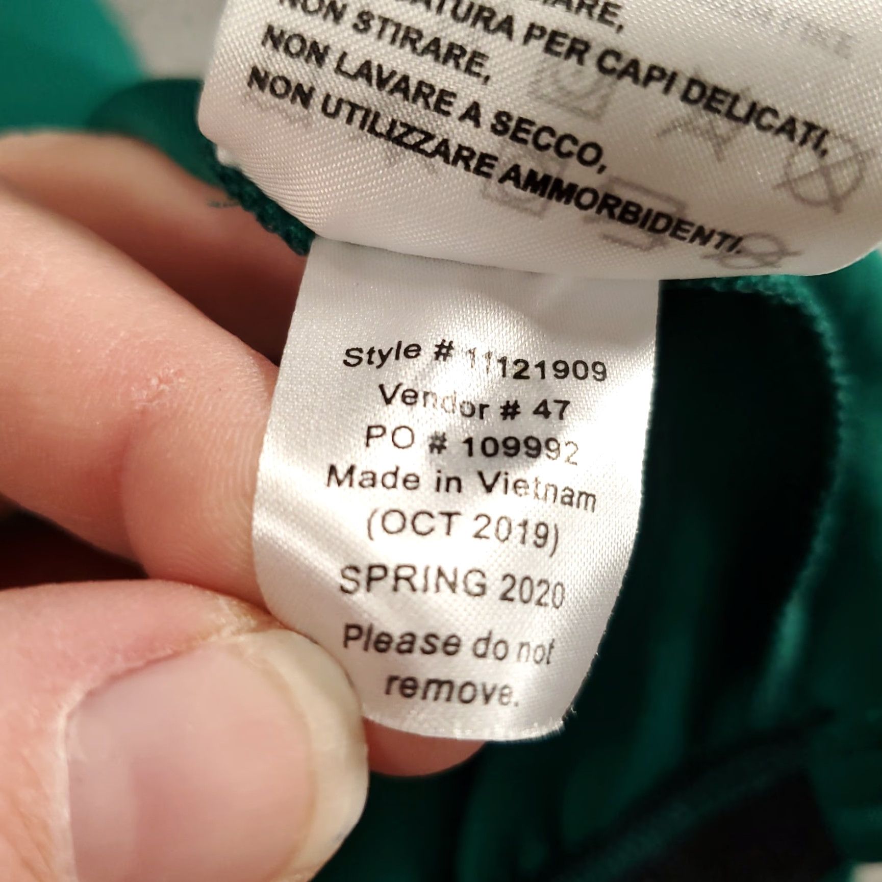 PEARL iZUMi Pearl Izumi Womens Jacket XL Green Full Zip Lightweight Windbreaker Stretch Breathable Athletic Activewear Size XL / US 12-14 / IT 48-50 - 7 Thumbnail
