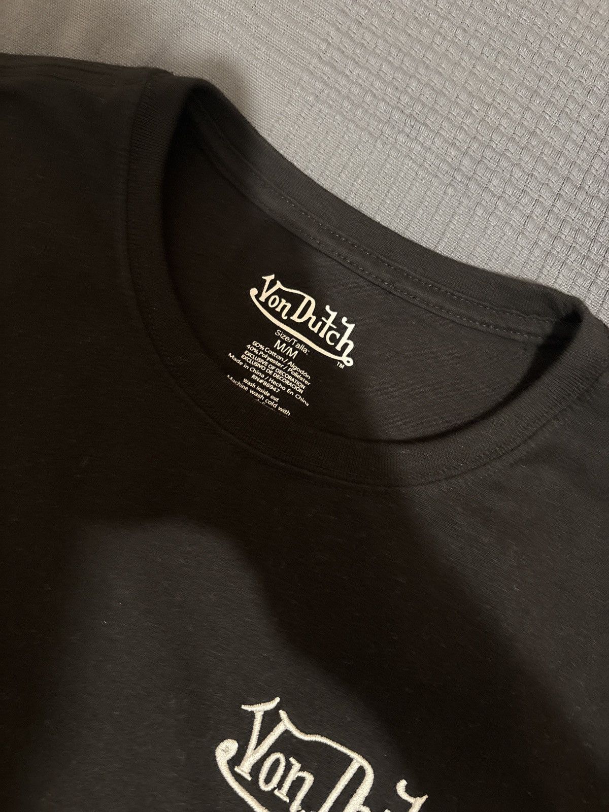 Von Dutch Von Dutch simple black tee Size US M / EU 48-50 / 2 - 5 Thumbnail