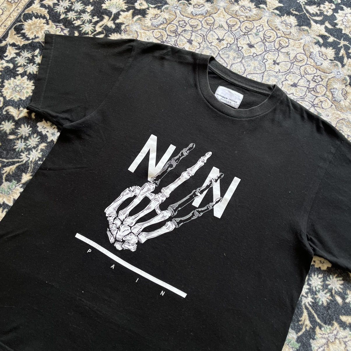Number (N)ine Vintage Number (N)ine Japan “Pain-Skeleton Hand” Size US L / EU 52-54 / 3 - 2 Thumbnail