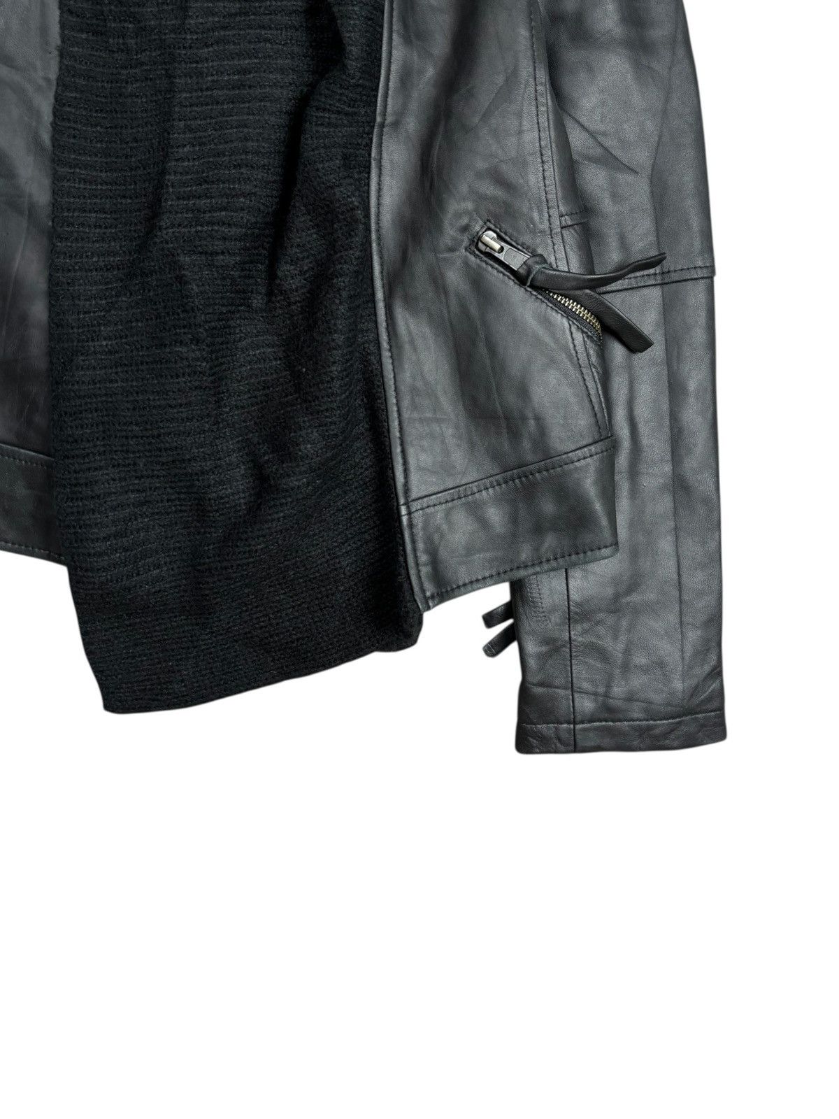 Ekam 2000s Comme Ca Ism - Indie Sleaze Style Leather Jacket Size US S / EU 44-46 / 1 - 4 Thumbnail
