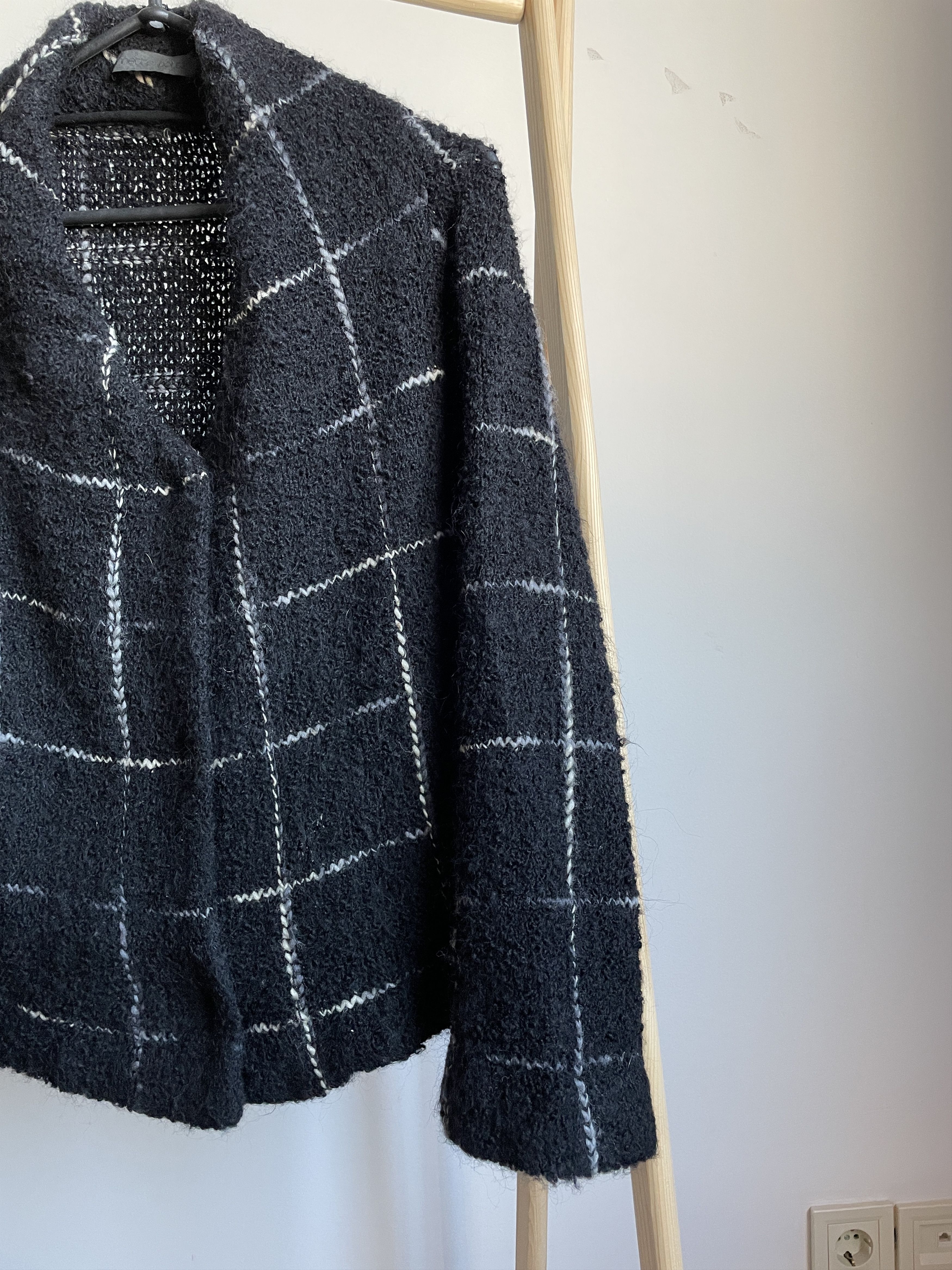 Annette Gortz Annette Gortz Womens Wool Blend Check Blazer Size M Size M / US 6-8 / IT 42-44 - 3 Thumbnail