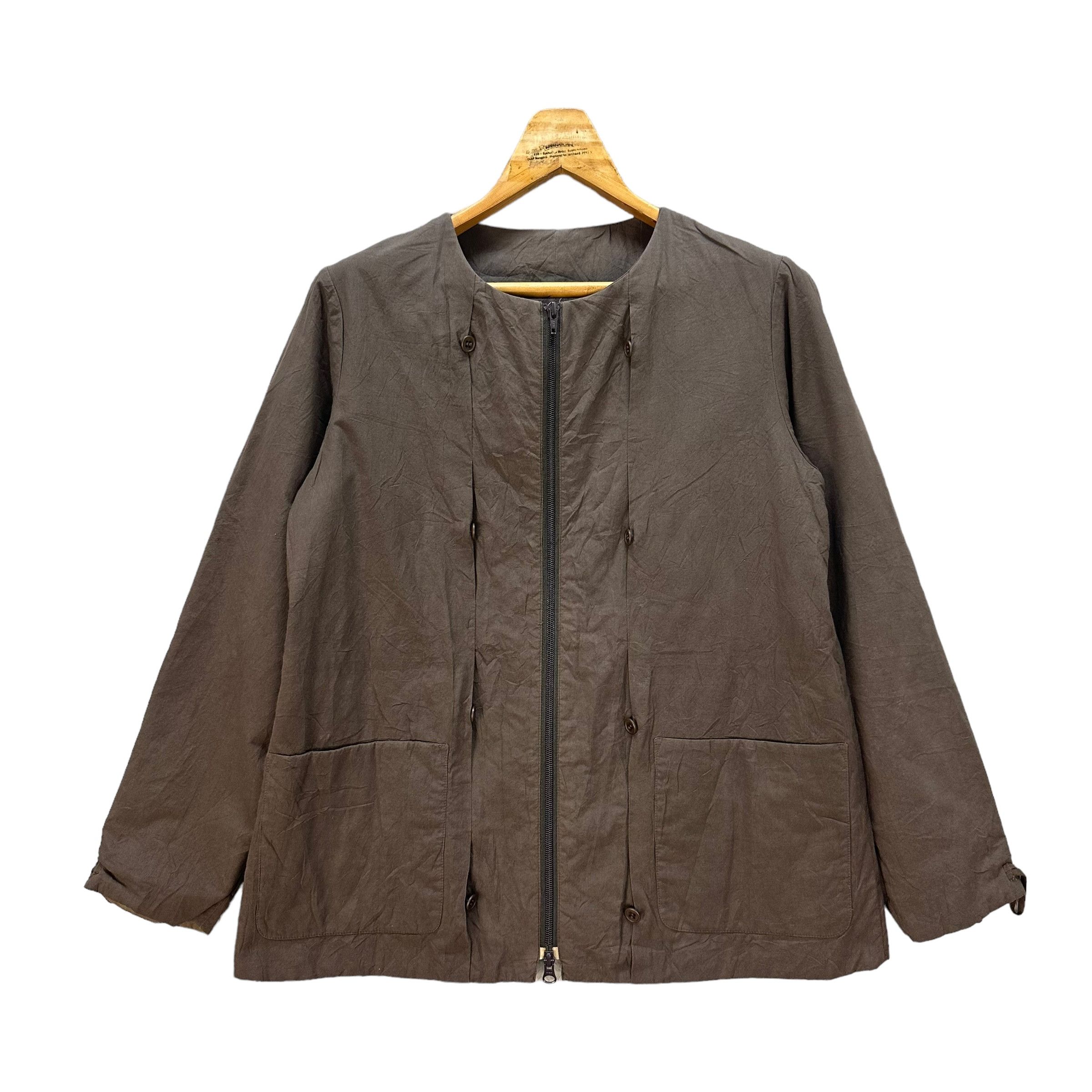 Issey Miyake PLANTATION BY ISSEY MIYAKE DOUBLE LAYER COAT JACKET #9027-49 Size US M / EU 48-50 / 2 - 15 Thumbnail