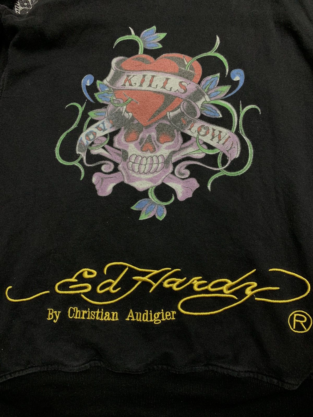 Ed Hardy 🔥HOT🔥 ED HARDY BY CHRISTIAN AUDIGER BACK-HIT HOODIE Size US M / EU 48-50 / 2 - 10 Thumbnail