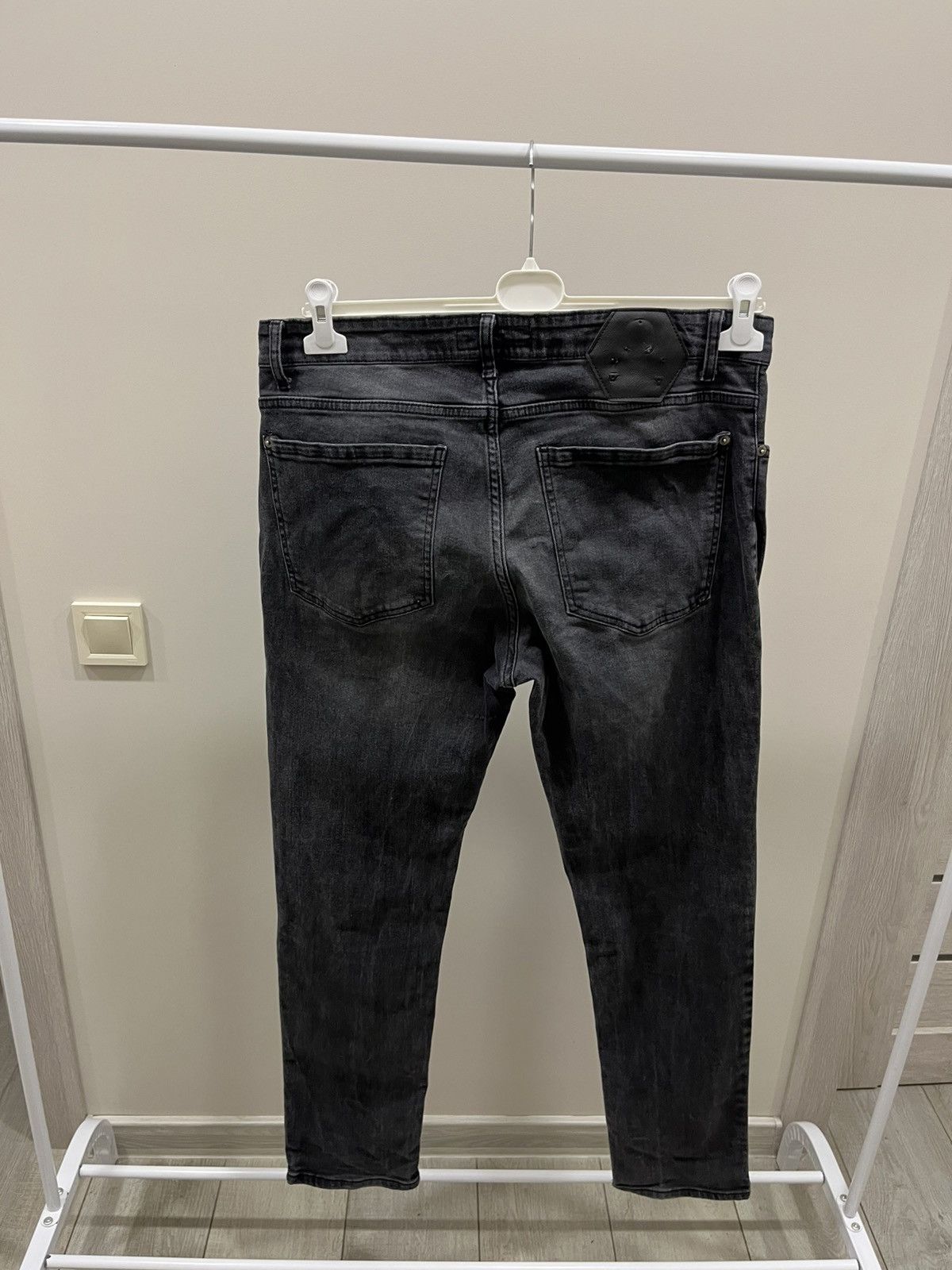 Japanese Brand Philipp Plein jeans dark wash denim skinny straight 38/32 Size US 38 / EU 54 - 5 Thumbnail
