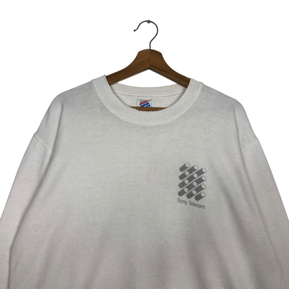 Vintage 🔥VINTAGE SWEATSHIRT SONY TELCO JERZEES BIG LOGO Size US L / EU 52-54 / 3 - 5 Thumbnail