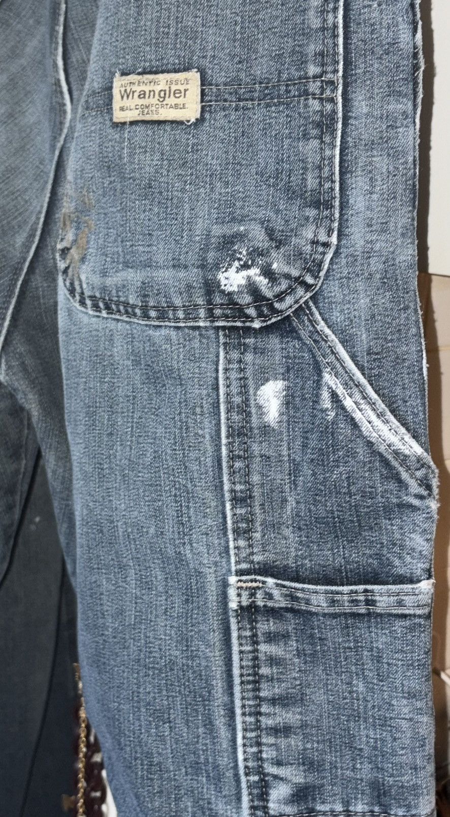 Wrangler Vintage Wrangler Painted Carpenter Jean Size US 34 / EU 50 - 12 Thumbnail