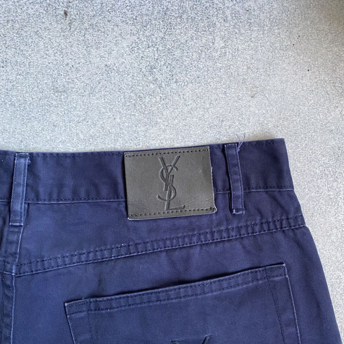 Yves Saint Laurent Vintage Yves Saint Laurent jeans YSL Embroidered big logo Size US 34 / EU 50 - 6 Thumbnail