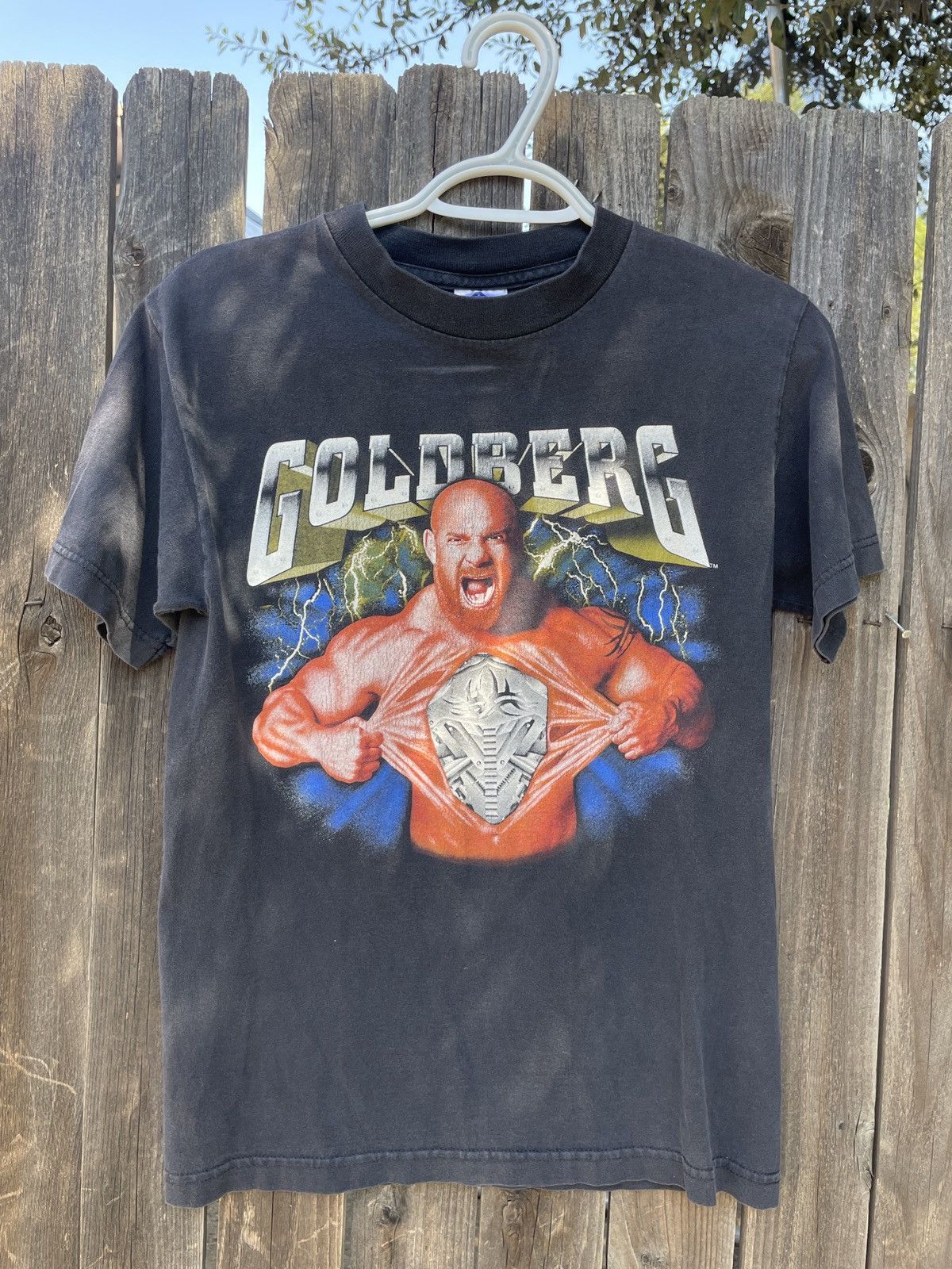 Vintage Wwe Wwf Goldberg Shirt Grailed
