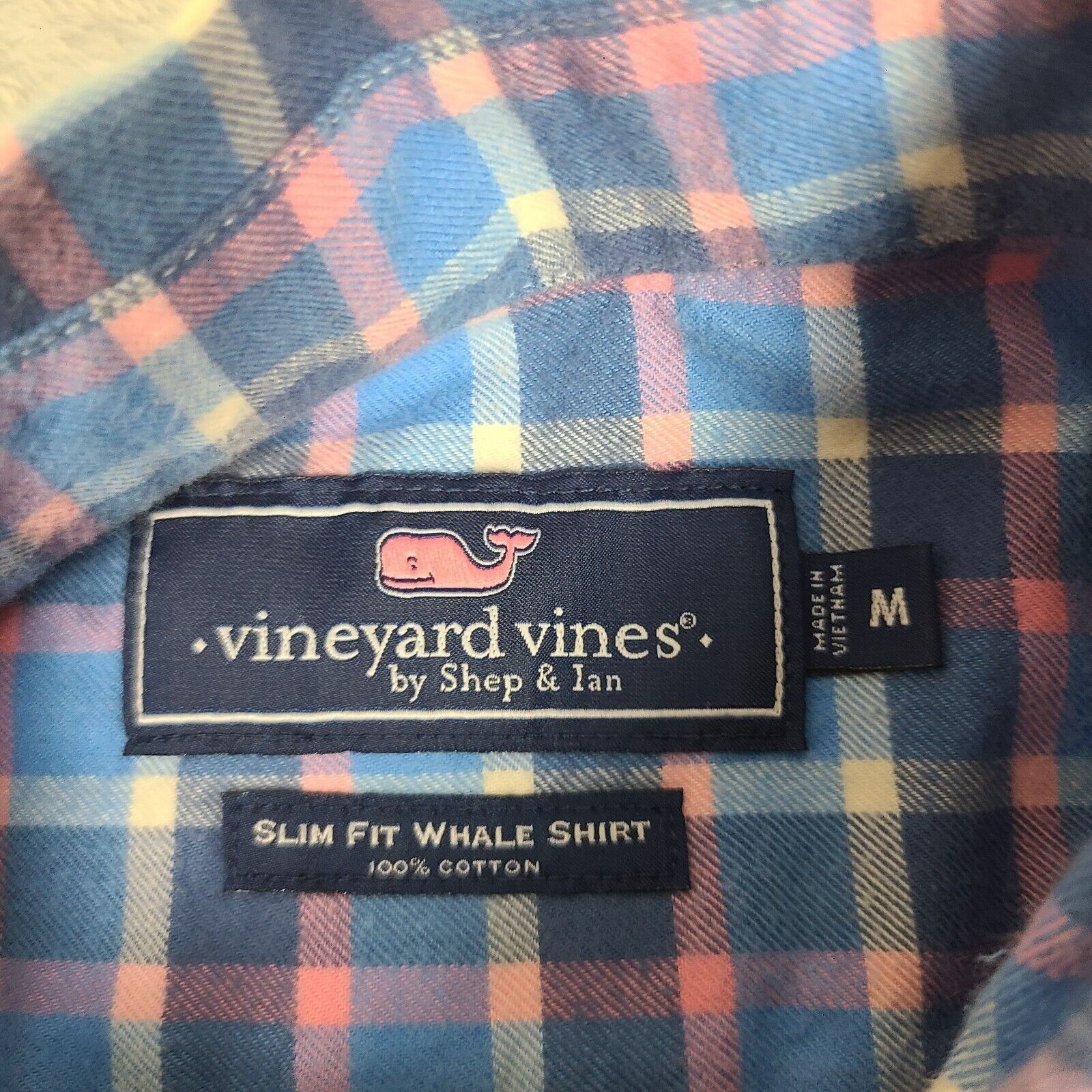 Vineyard Vines Vineyard Vines Whale Shirt Plaid Long Sleeve Button Down Sli Size US M / EU 48-50 / 2 - 3 Thumbnail